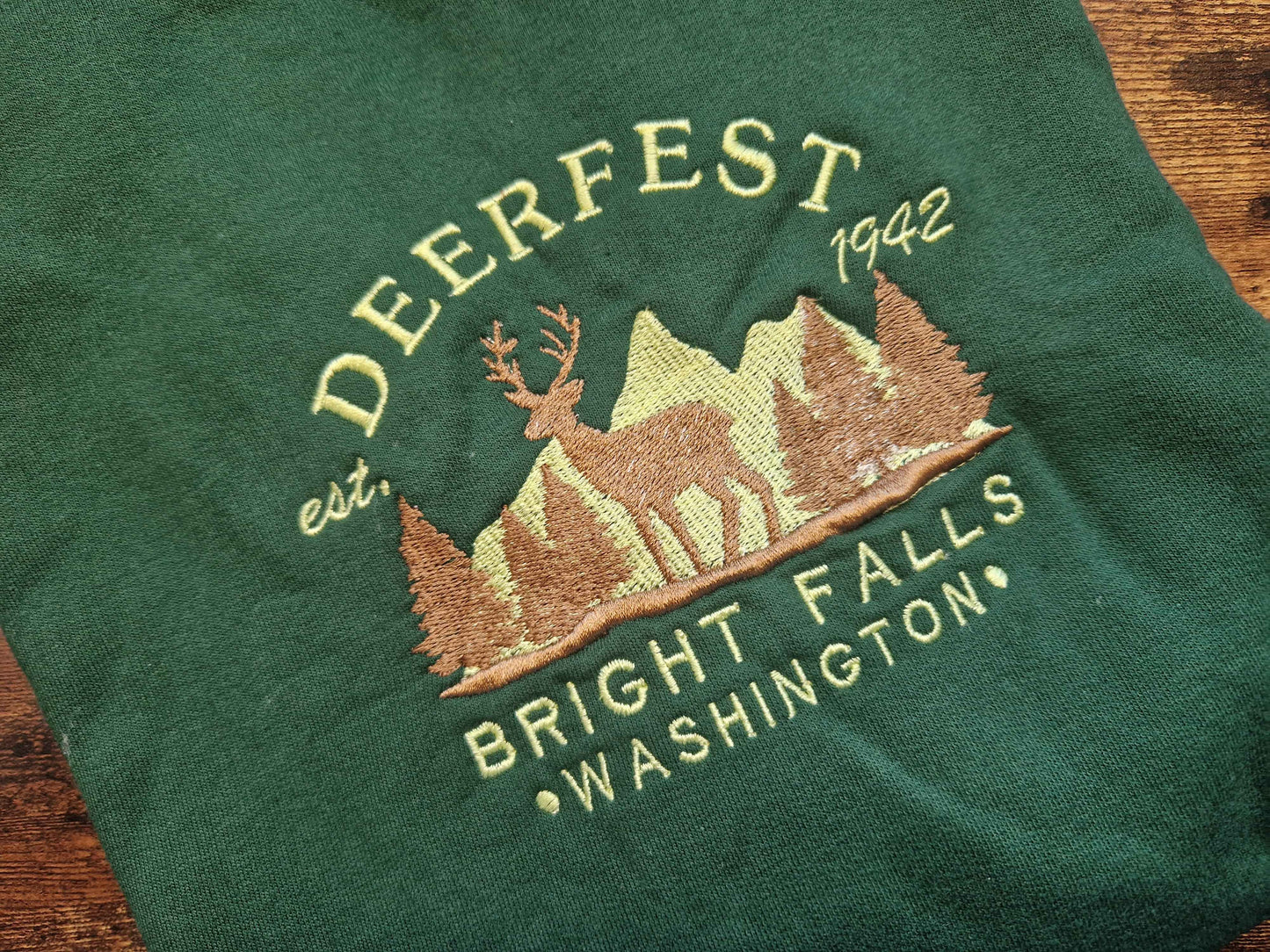 *Second* Deerfest Embroidered Sweatshirt