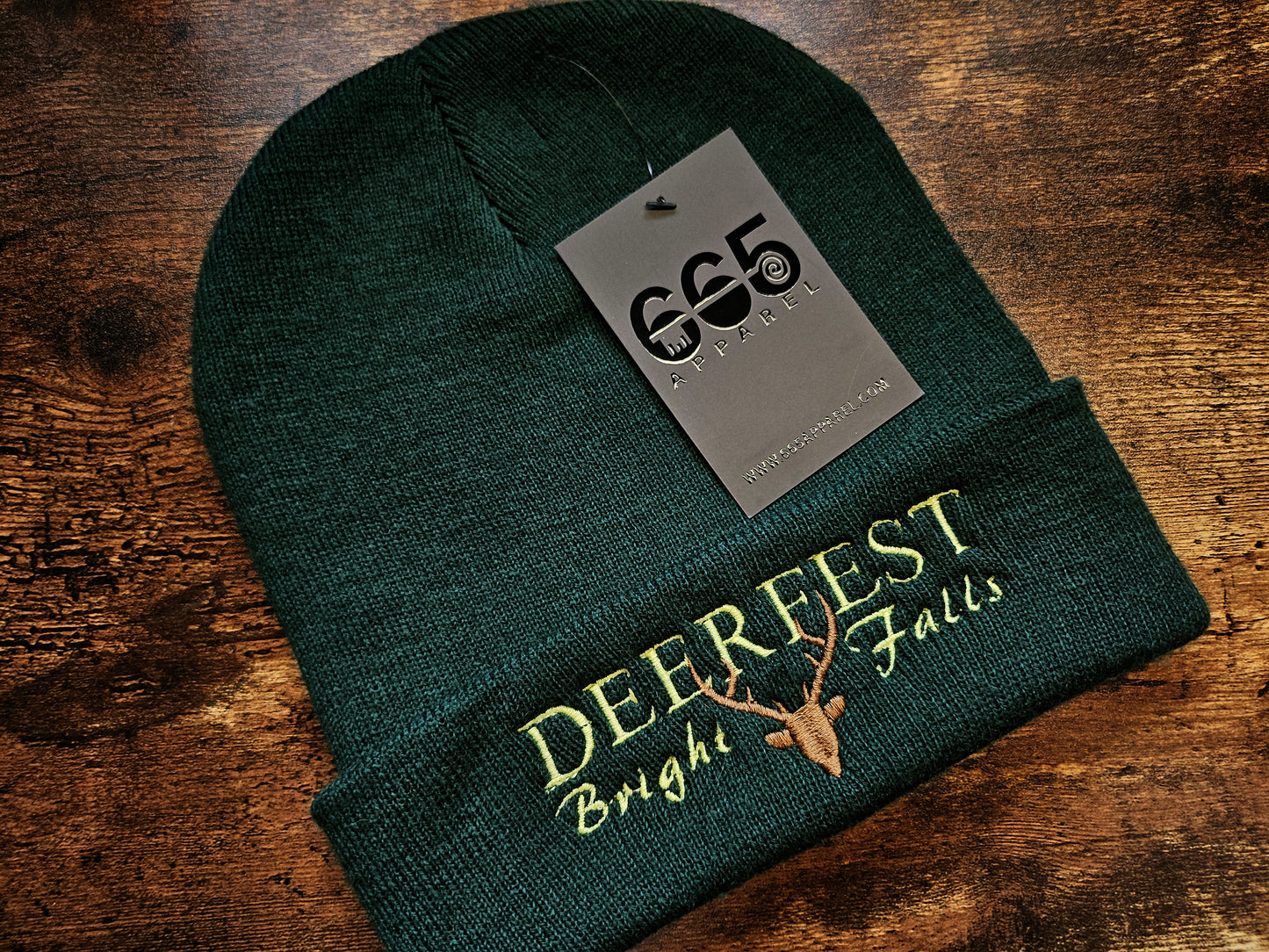 Deerfest Embroidered Beanie