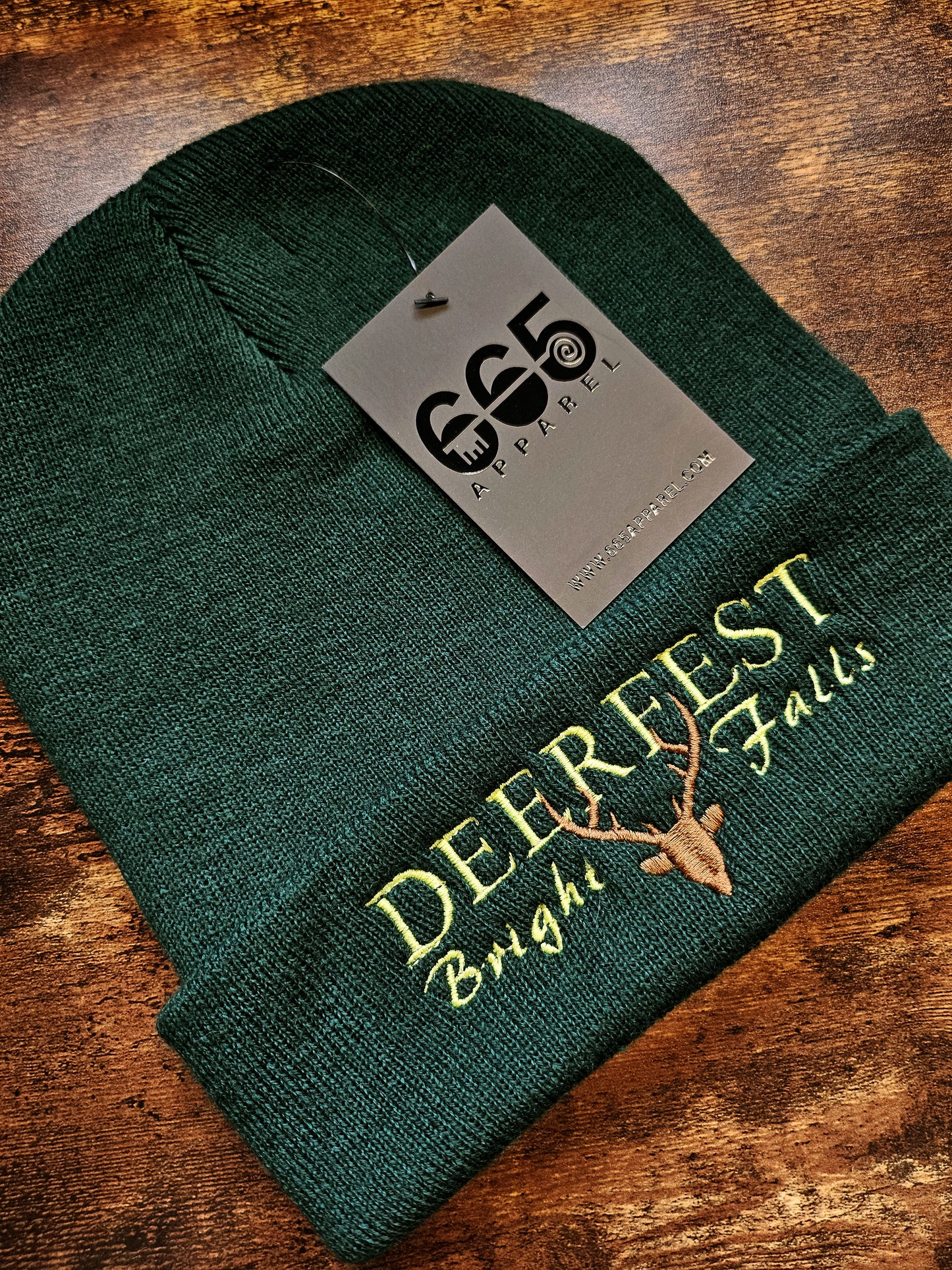 Deerfest Embroidered Beanie