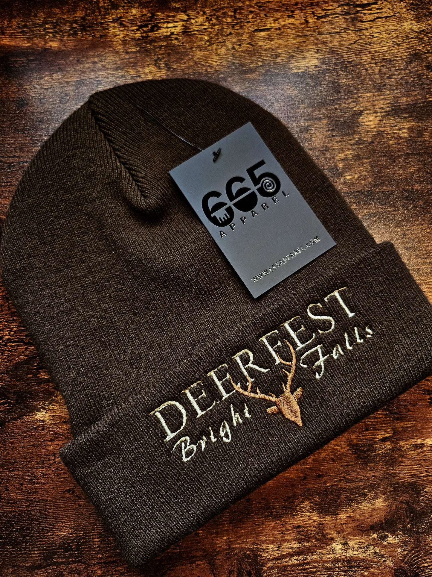 Deerfest Embroidered Beanie