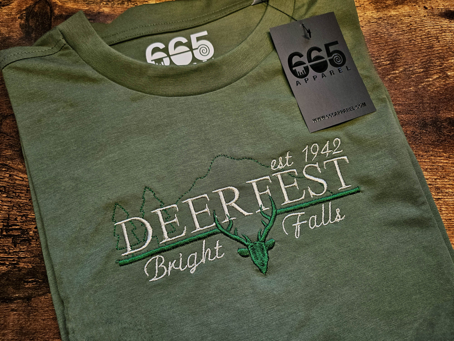 Deerfest Embroidered T-Shirt