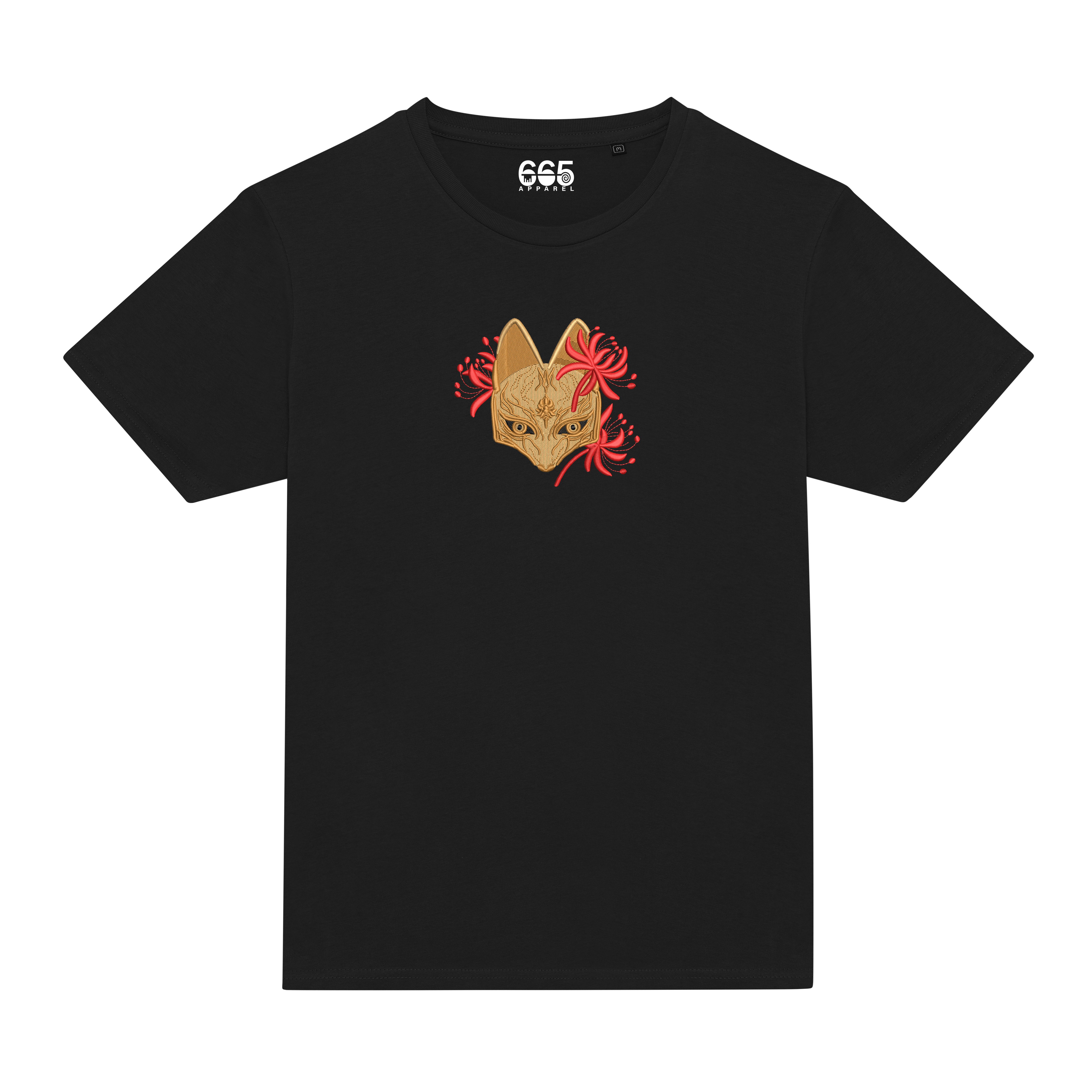 Fox Mask Embroidered T-Shirt – 665apparel