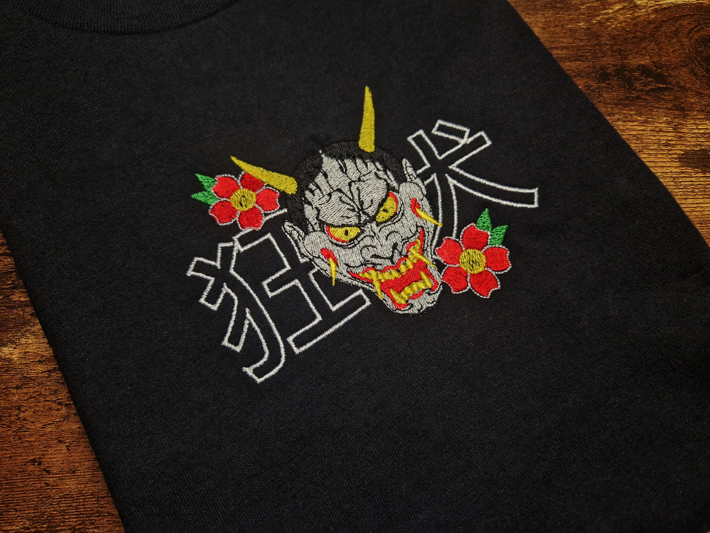 Mad Dog Mask Embroidered T-Shirt