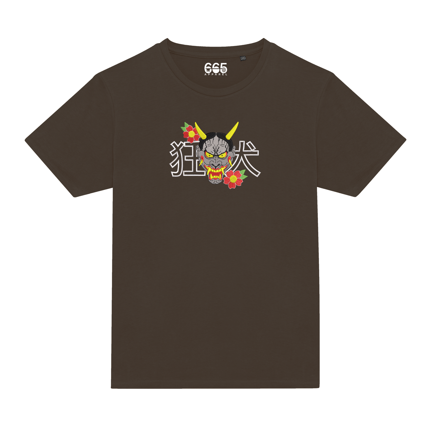 Mad Dog Mask Embroidered T-Shirt