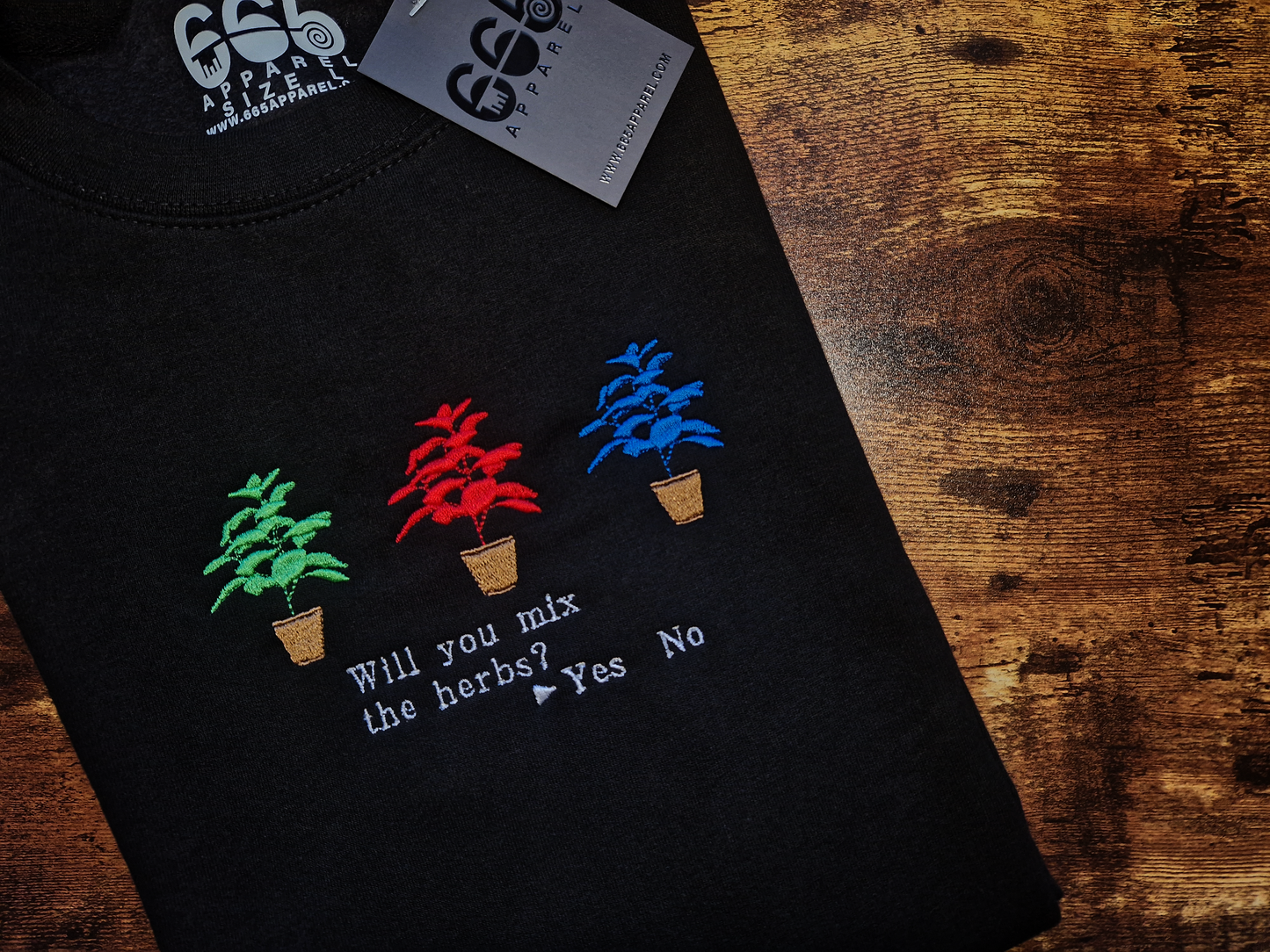 *Ready to Ship* Healing Herb Embroidered Sweatshirt