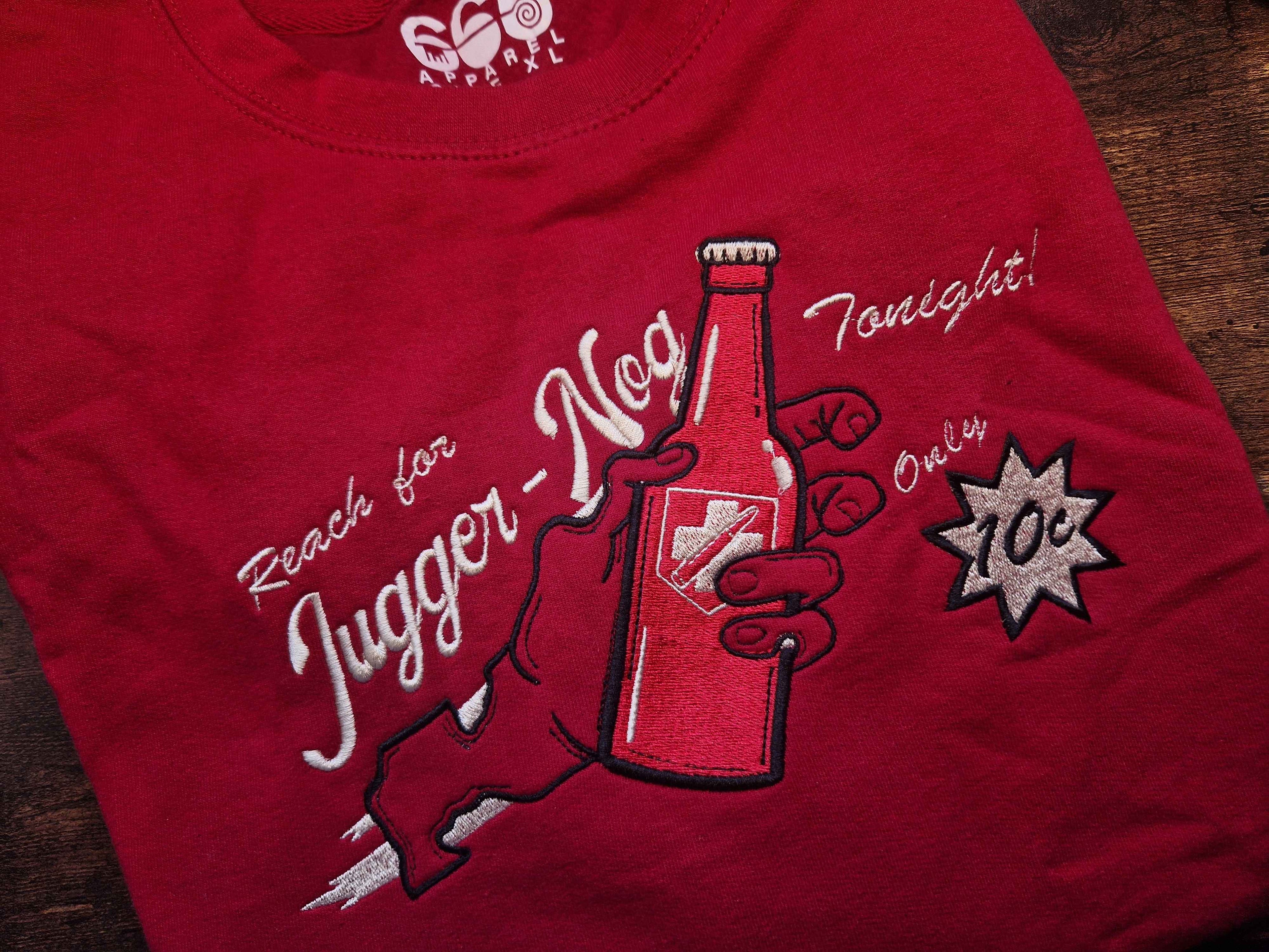 *Second* Reach For Jugger-Nog Embroidered Sweatshirt