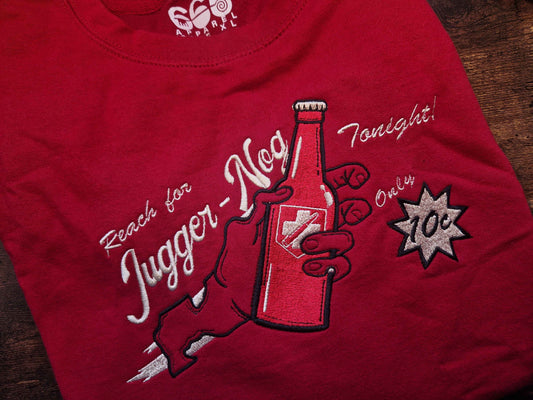 *Second* Reach For Jugger-Nog Embroidered Sweatshirt
