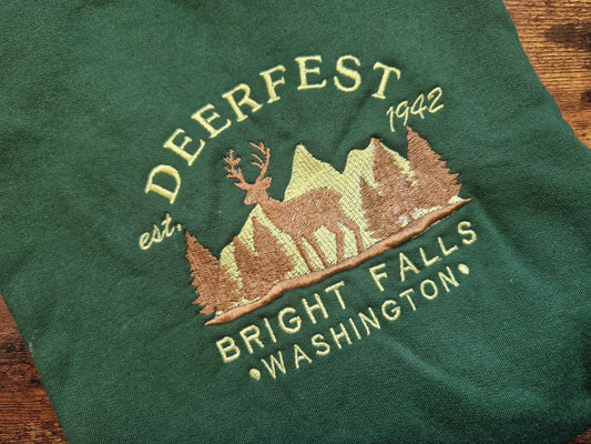 *Second* Deerfest Embroidered Sweatshirt