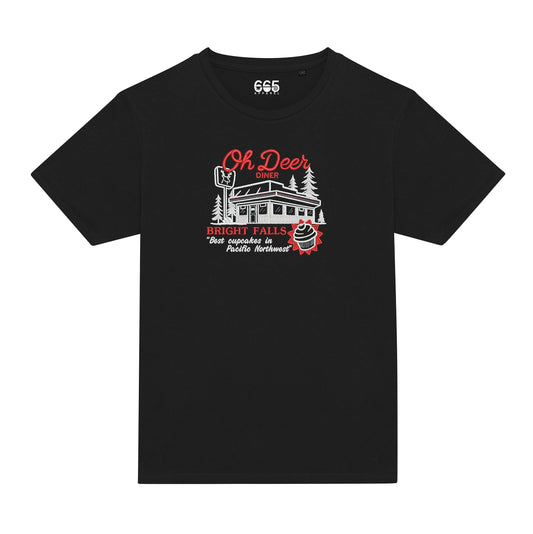 Oh Deer Diner Embroidered T-Shirt