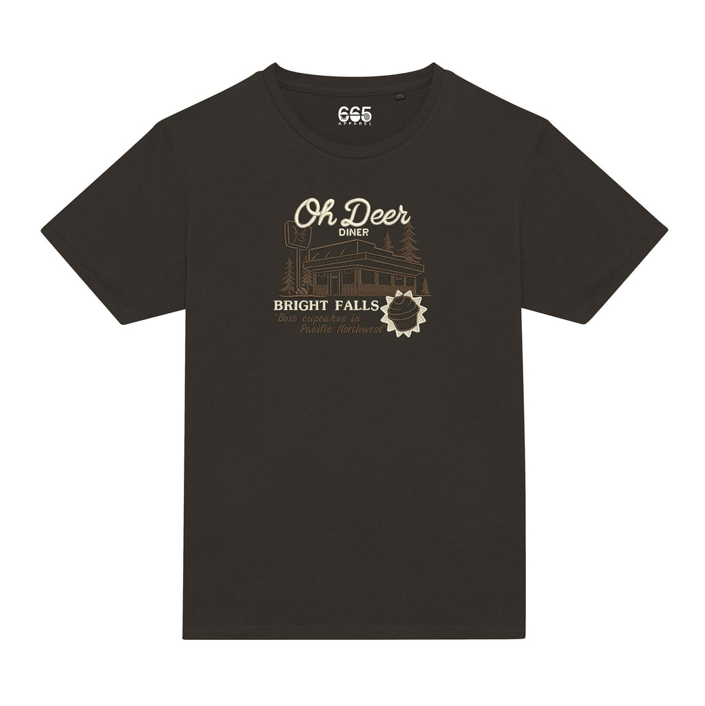 Oh Deer Diner Embroidered T-Shirt