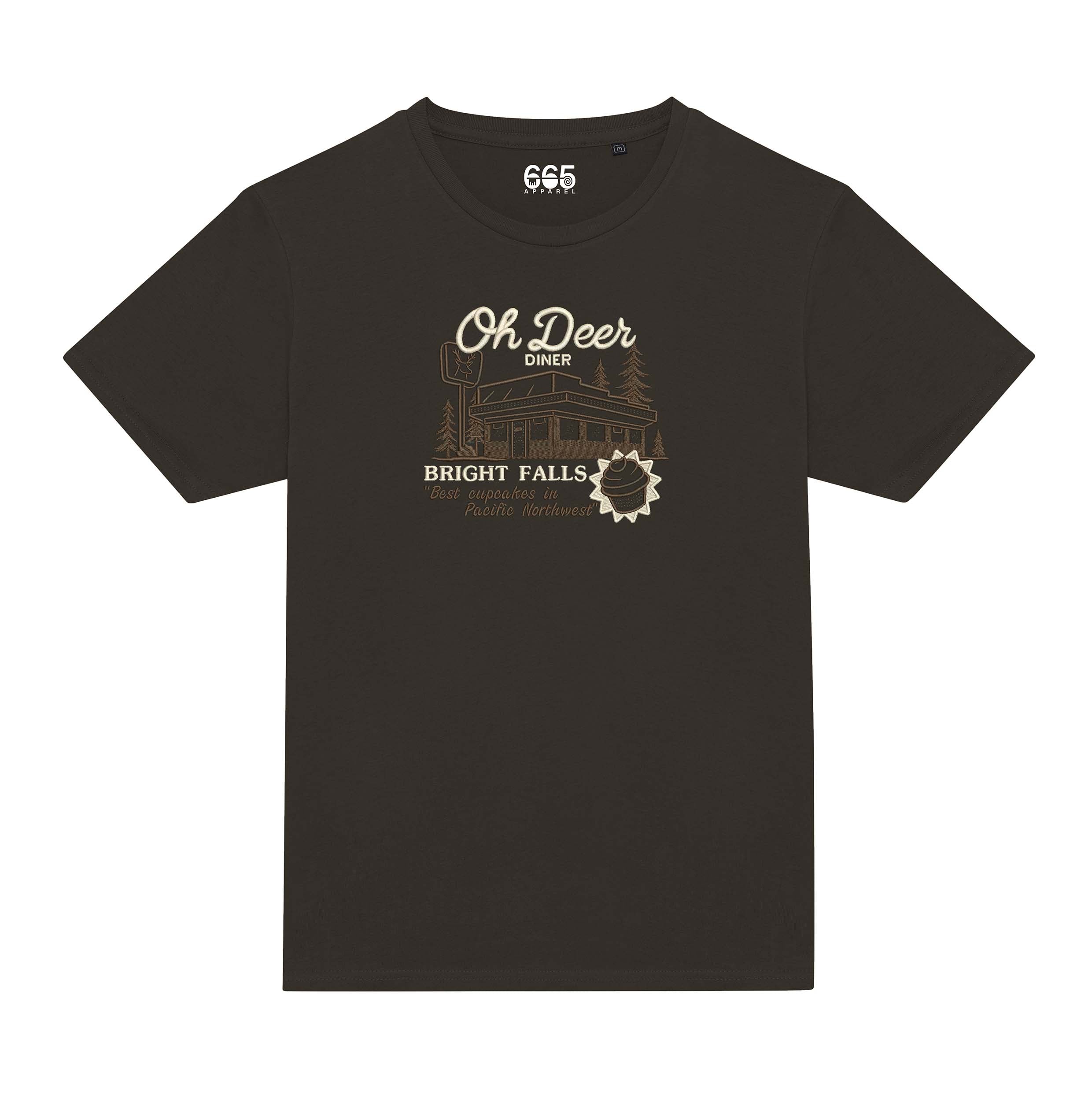 Oh Deer Diner Embroidered T-Shirt