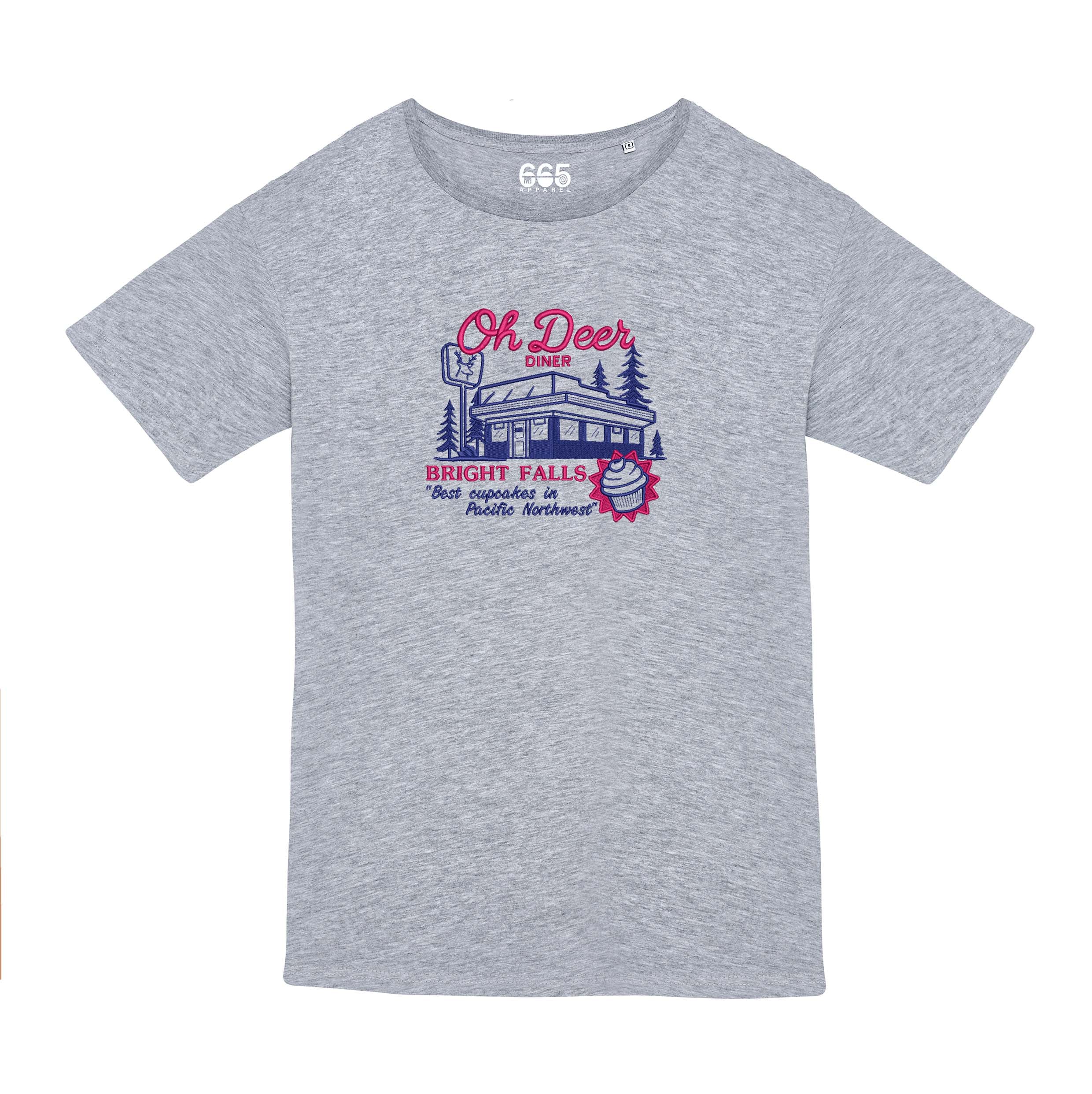 Oh Deer Diner Embroidered T-Shirt