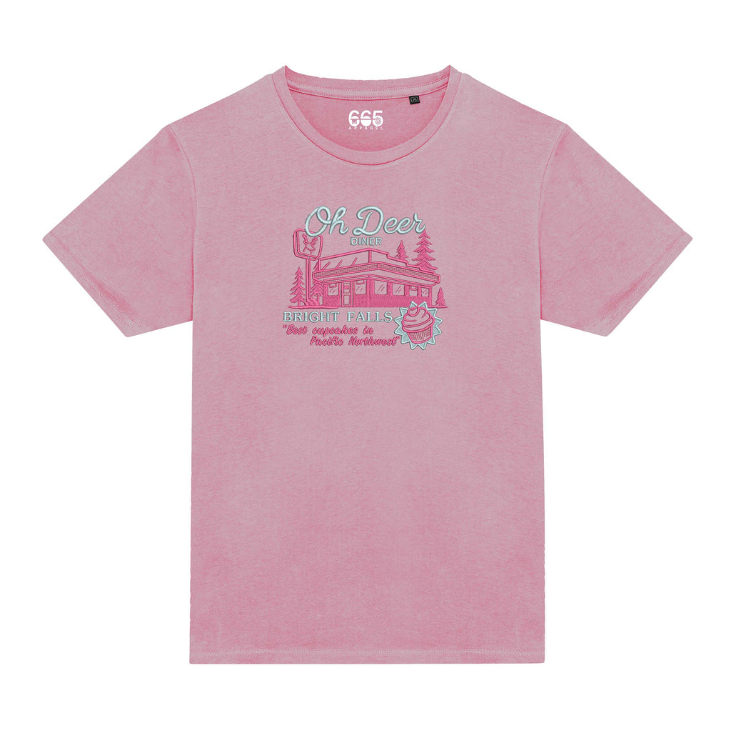 Oh Deer Diner Embroidered T-Shirt