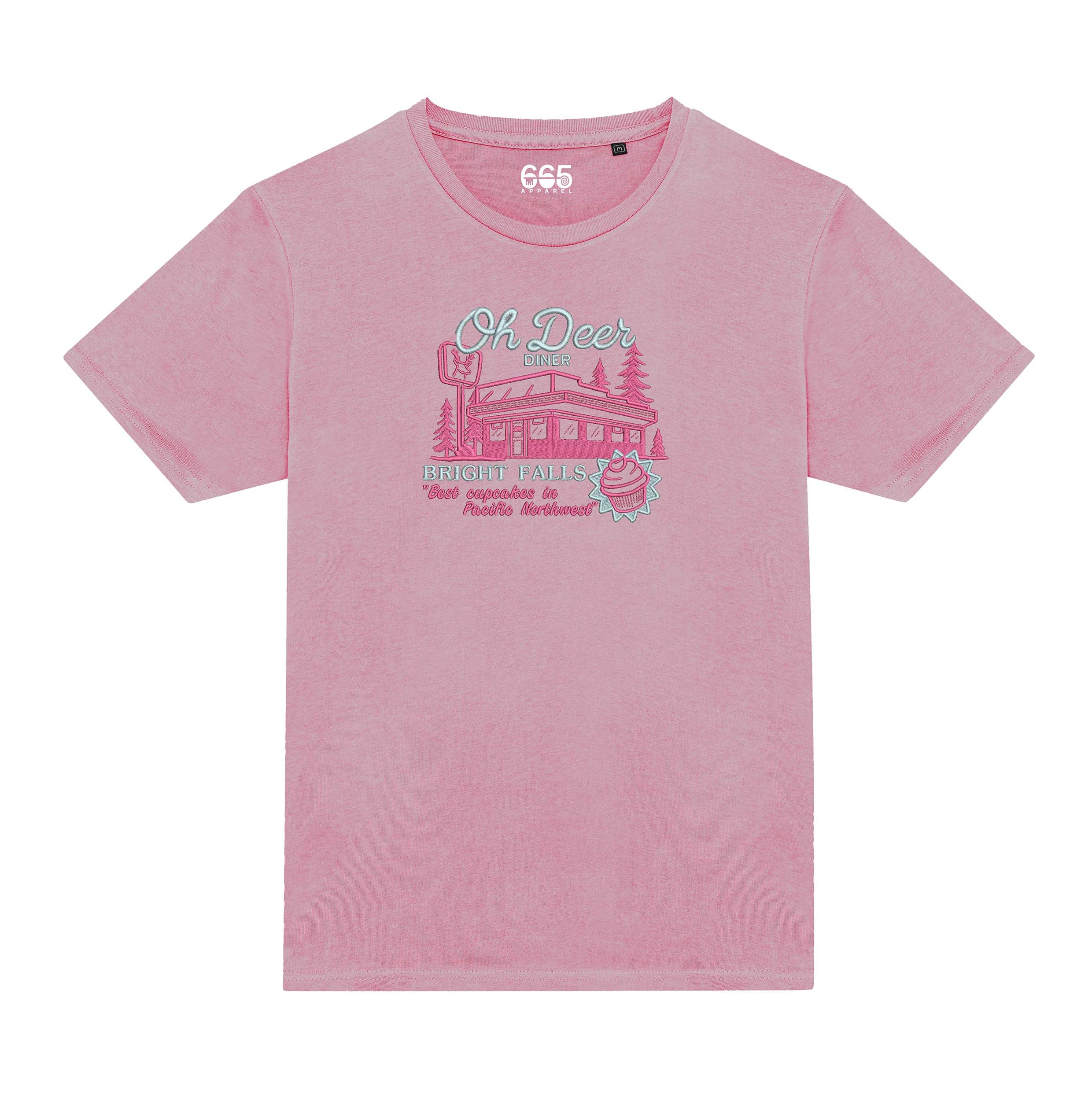 Oh Deer Diner Embroidered T-Shirt