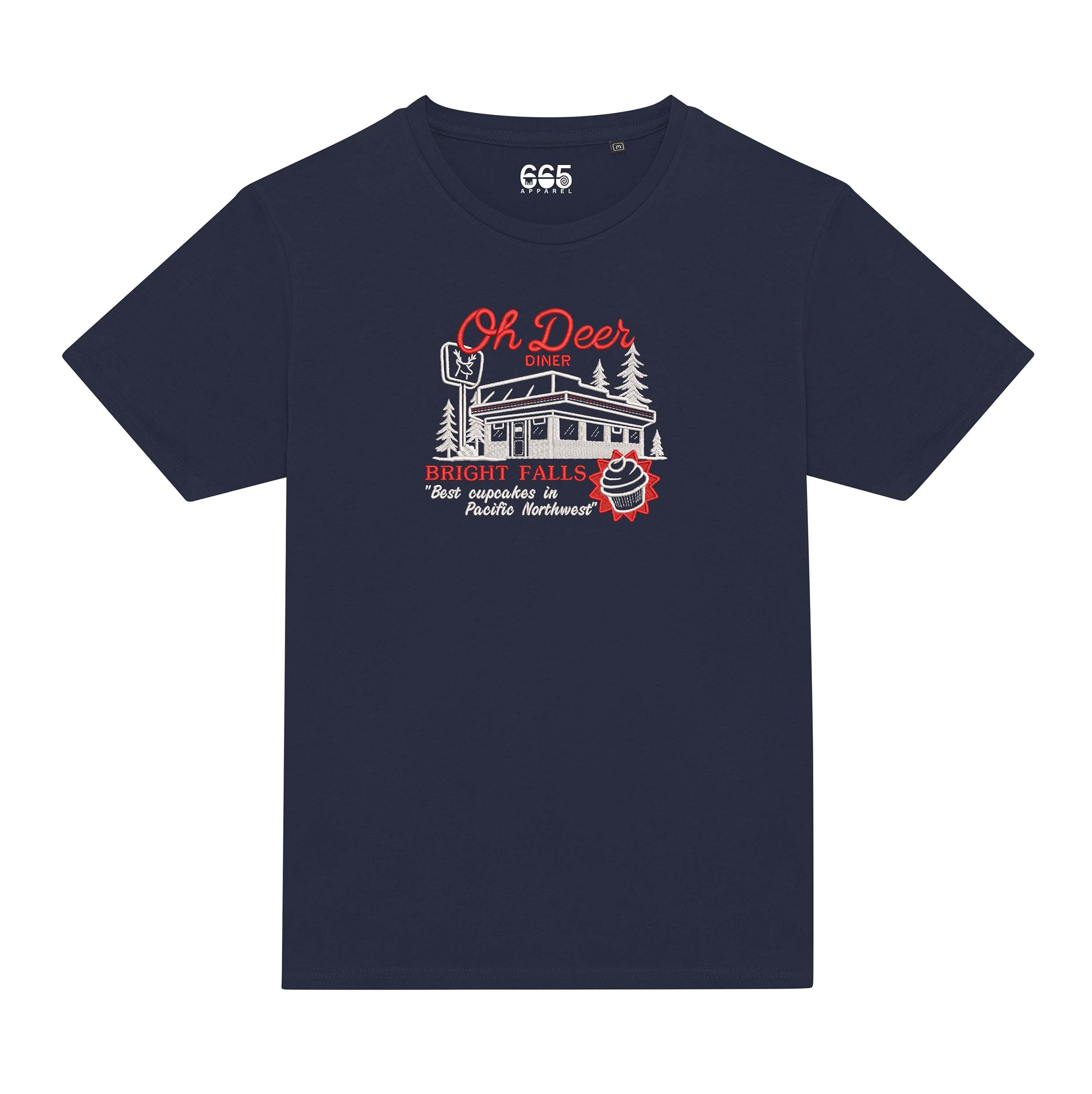 Oh Deer Diner Embroidered T-Shirt