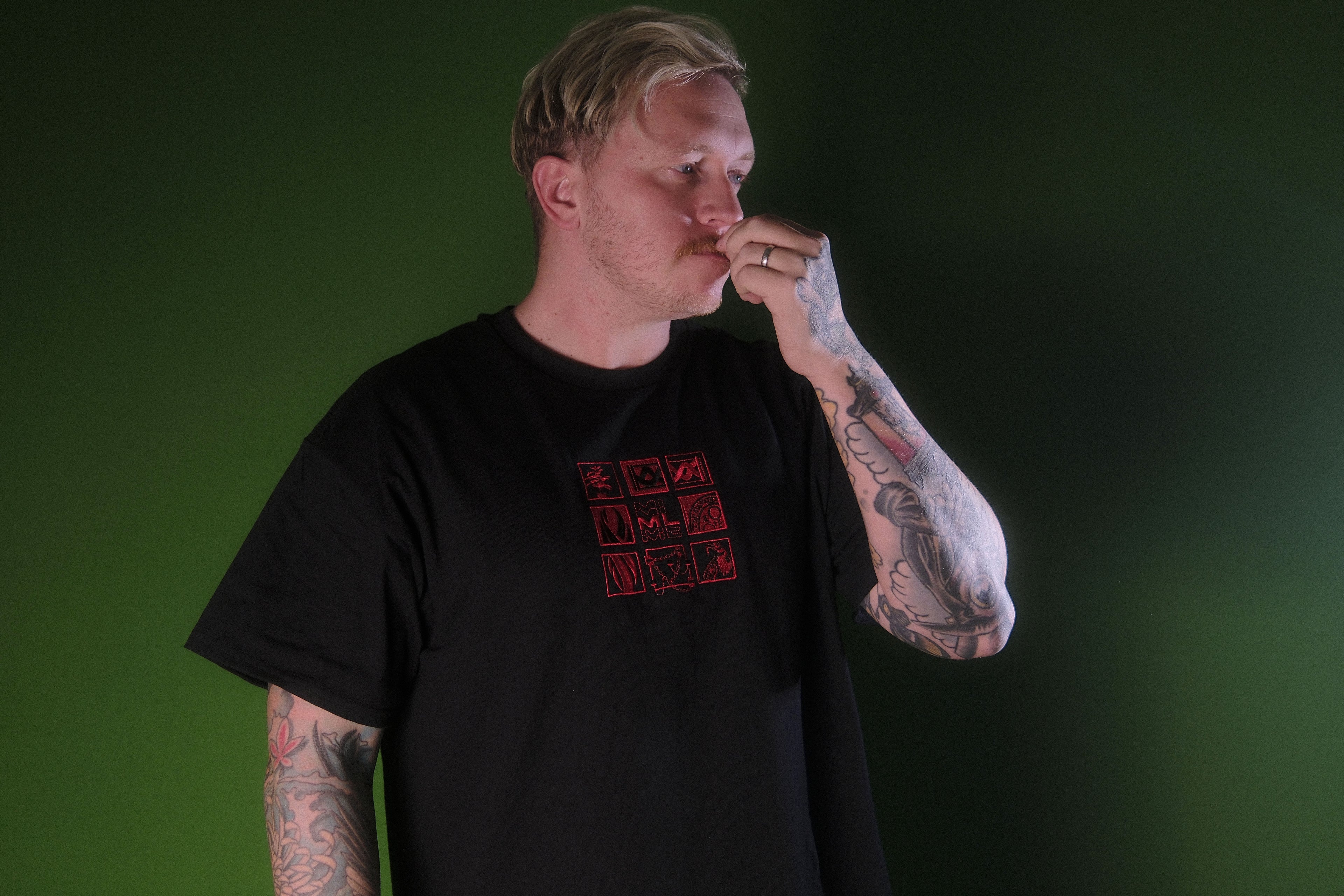 Red Square ML Embroidered T-Shirt
