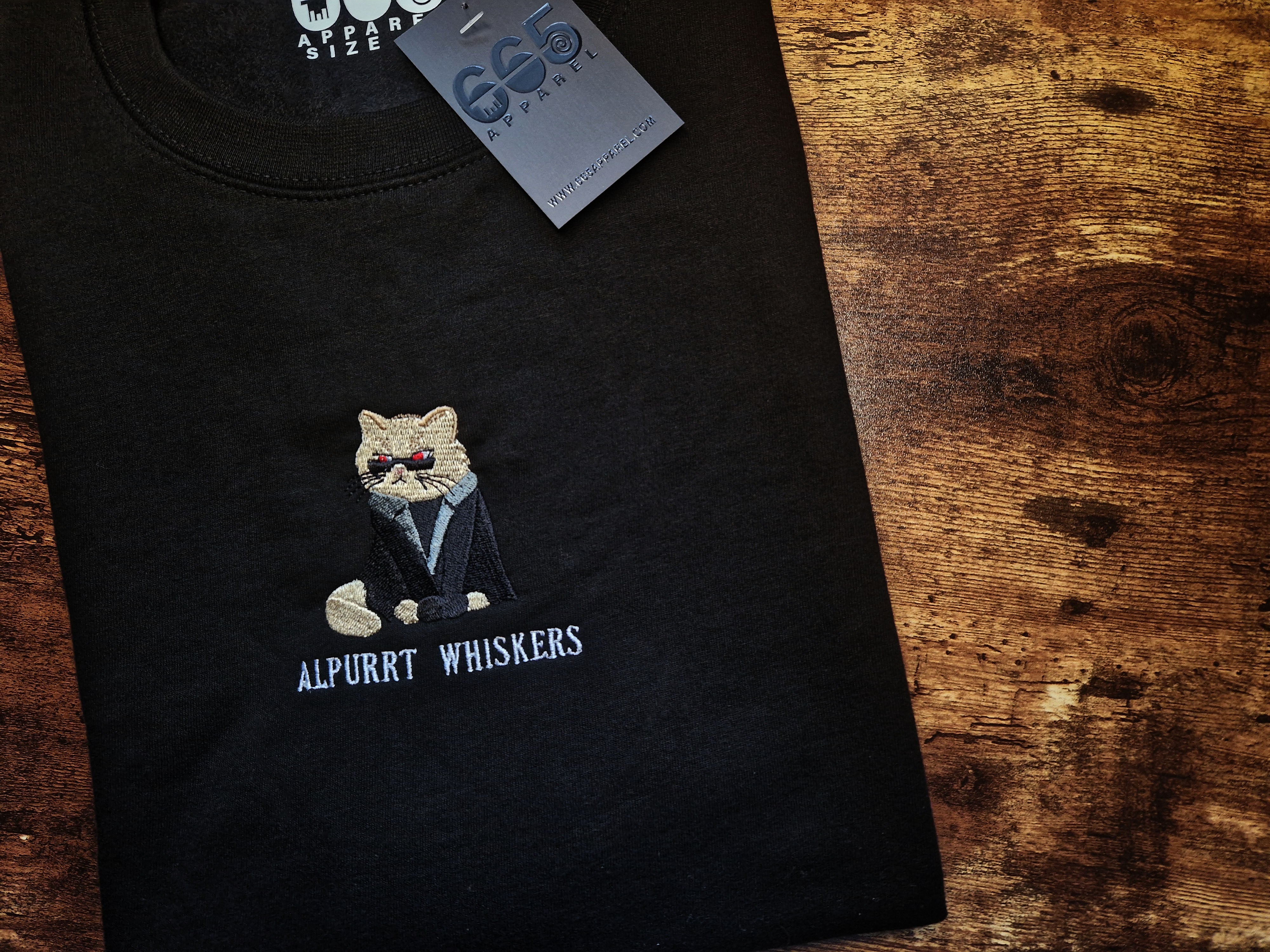 Alpurrt Whiskers Embroidered Sweatshirt/Hoodie – 665apparel