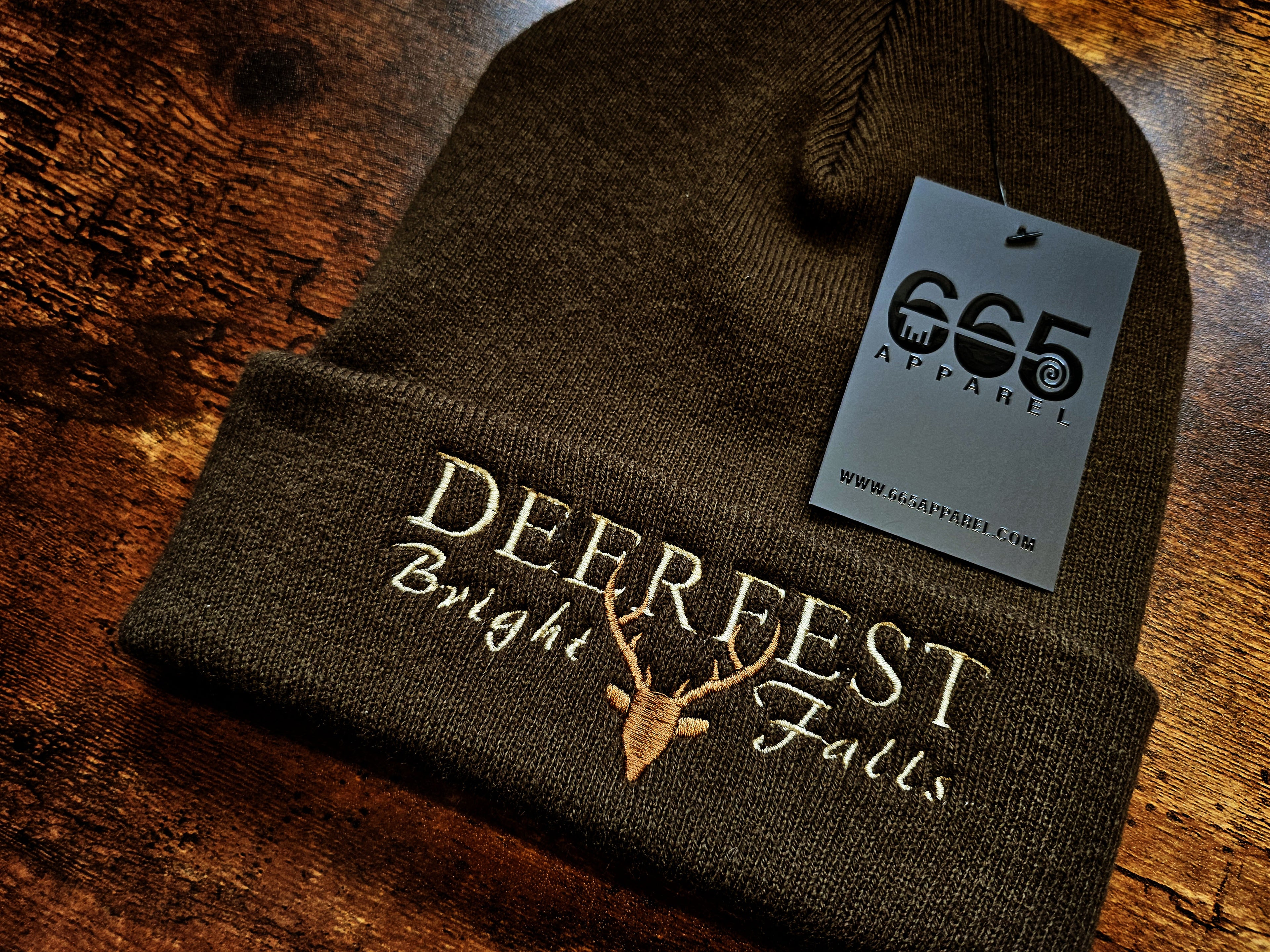Deerfest Embroidered Beanie