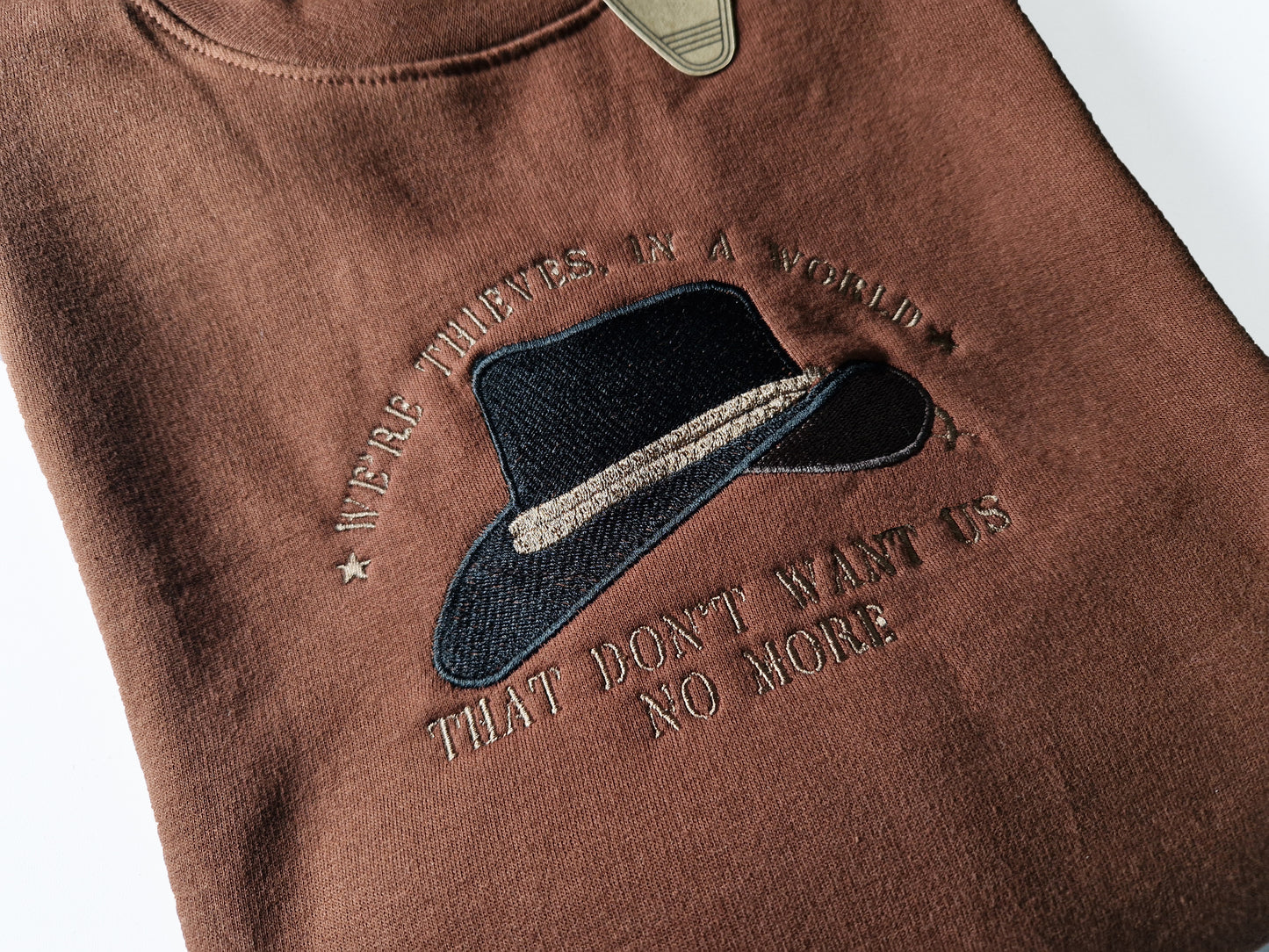 Cowboy Thieves Embroidered Sweatshirt/Hoodie