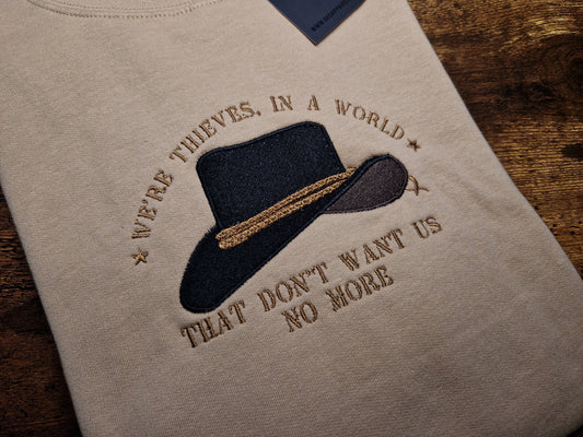 Cowboy Thieves Embroidered Sweatshirt/Hoodie