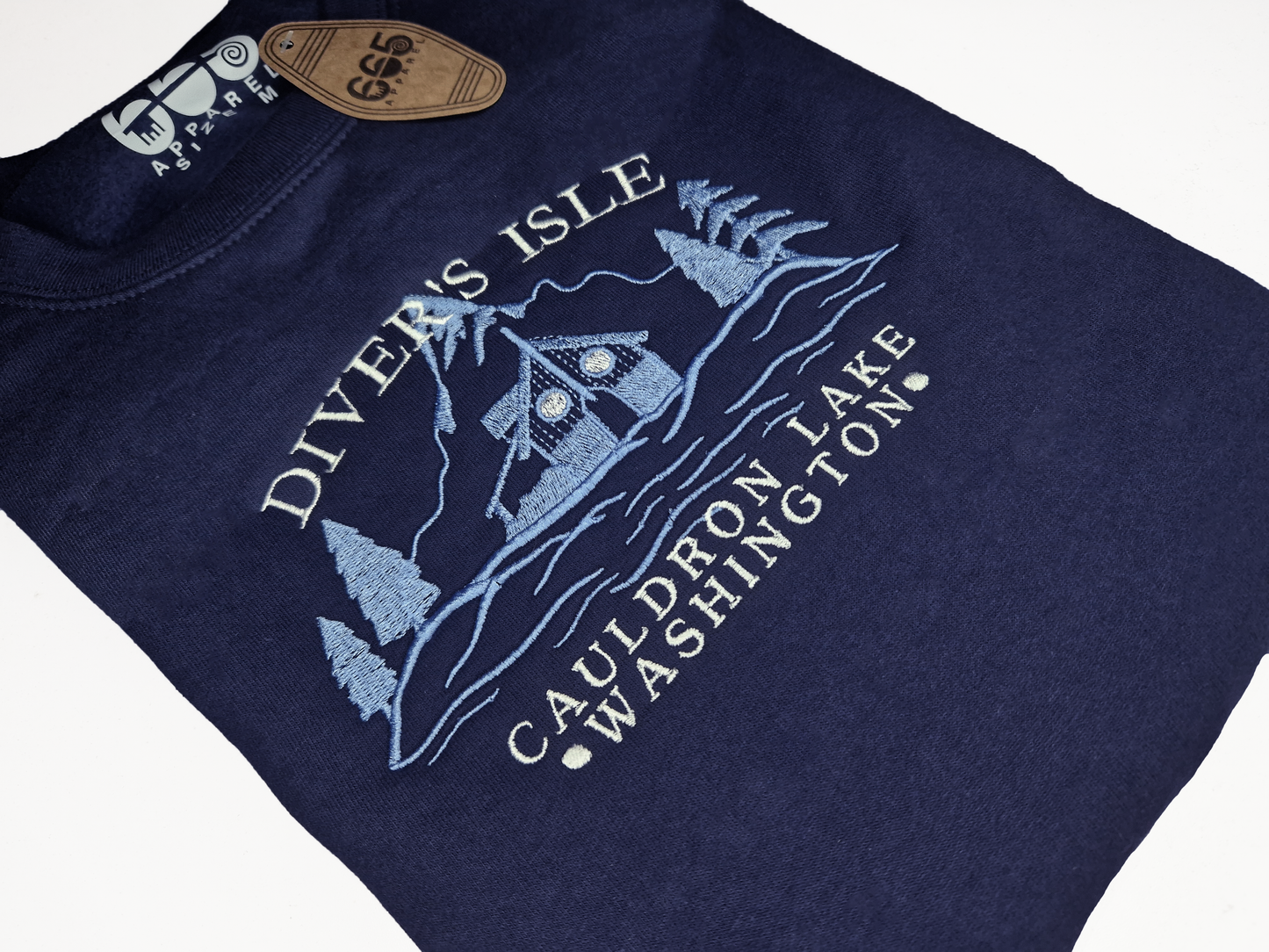 Diver's Isle Embroidered Sweatshirt/Hoodie