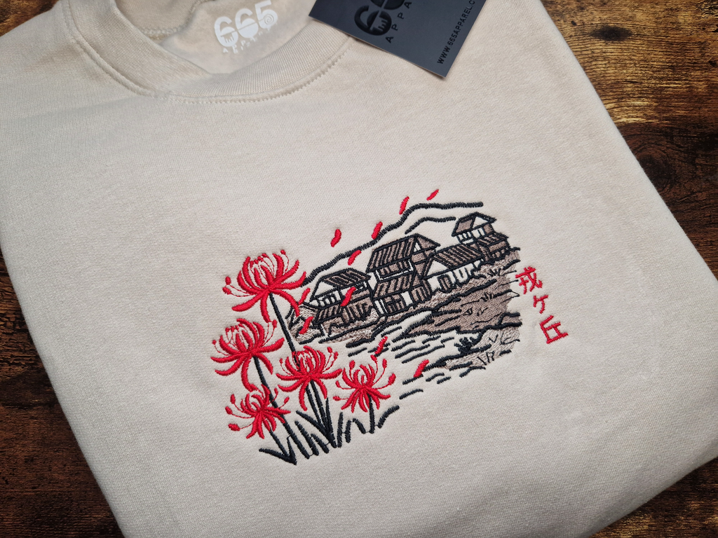 Ebisugaoka Embroidered Sweatshirt/Hoodie