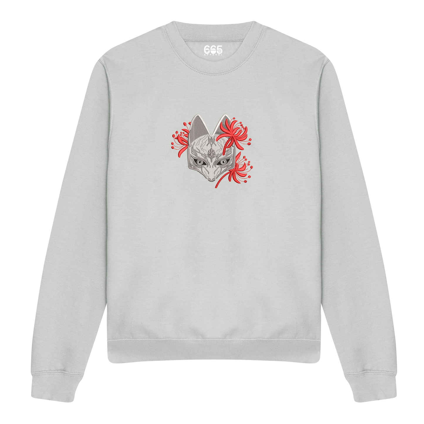 Fox Mask Embroidered Sweatshirt/Hoodie