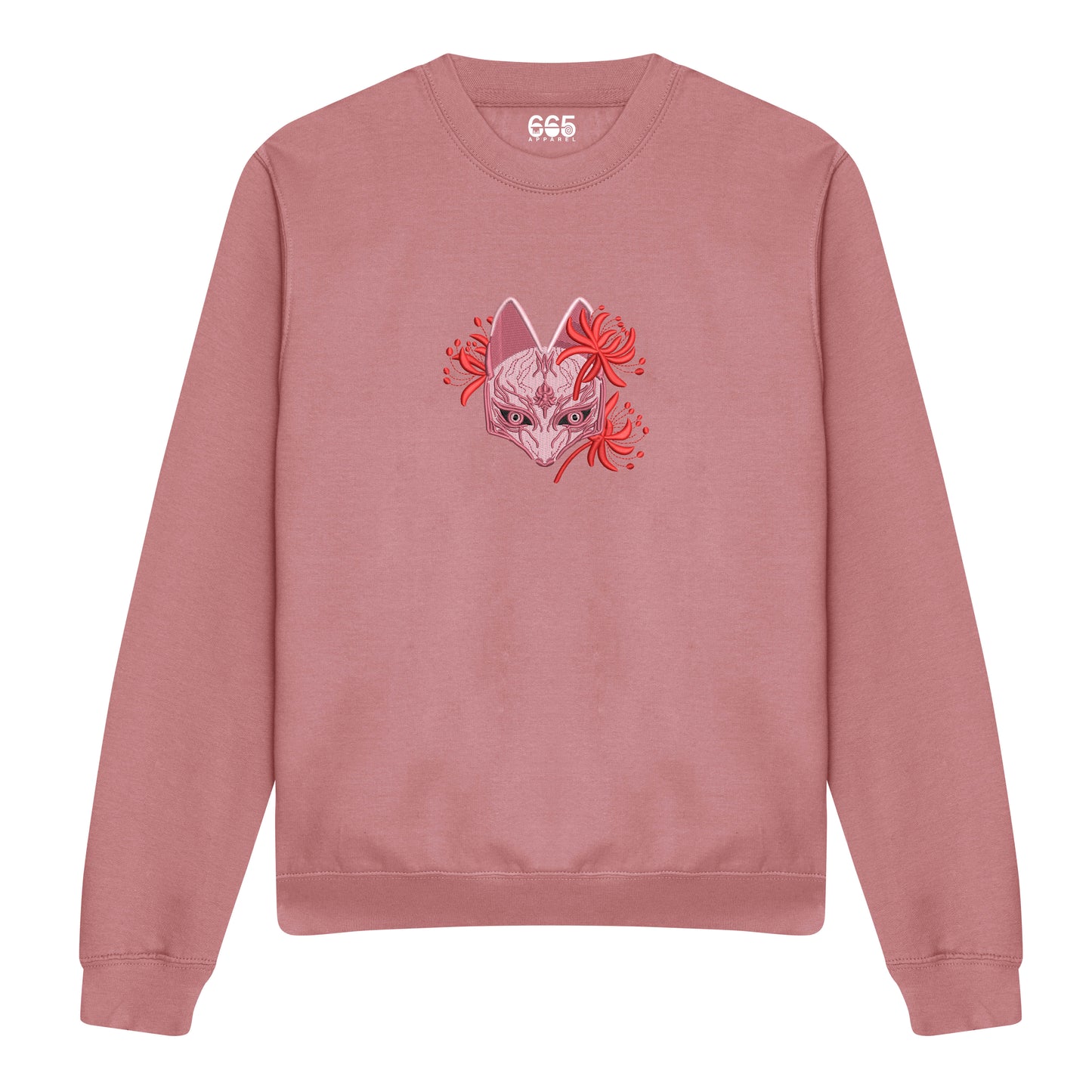 Fox Mask Embroidered Sweatshirt/Hoodie