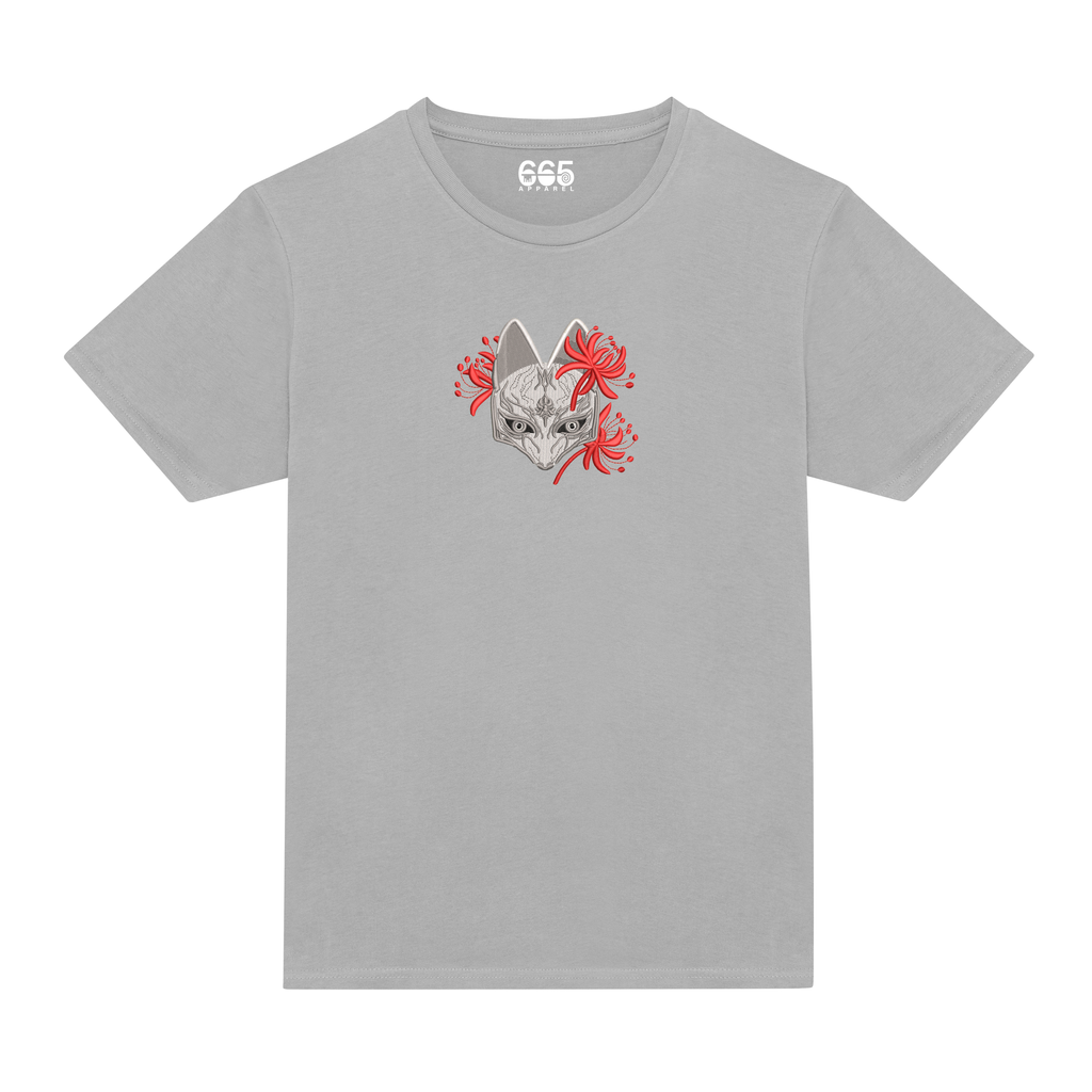 Fox Mask Embroidered T-Shirt