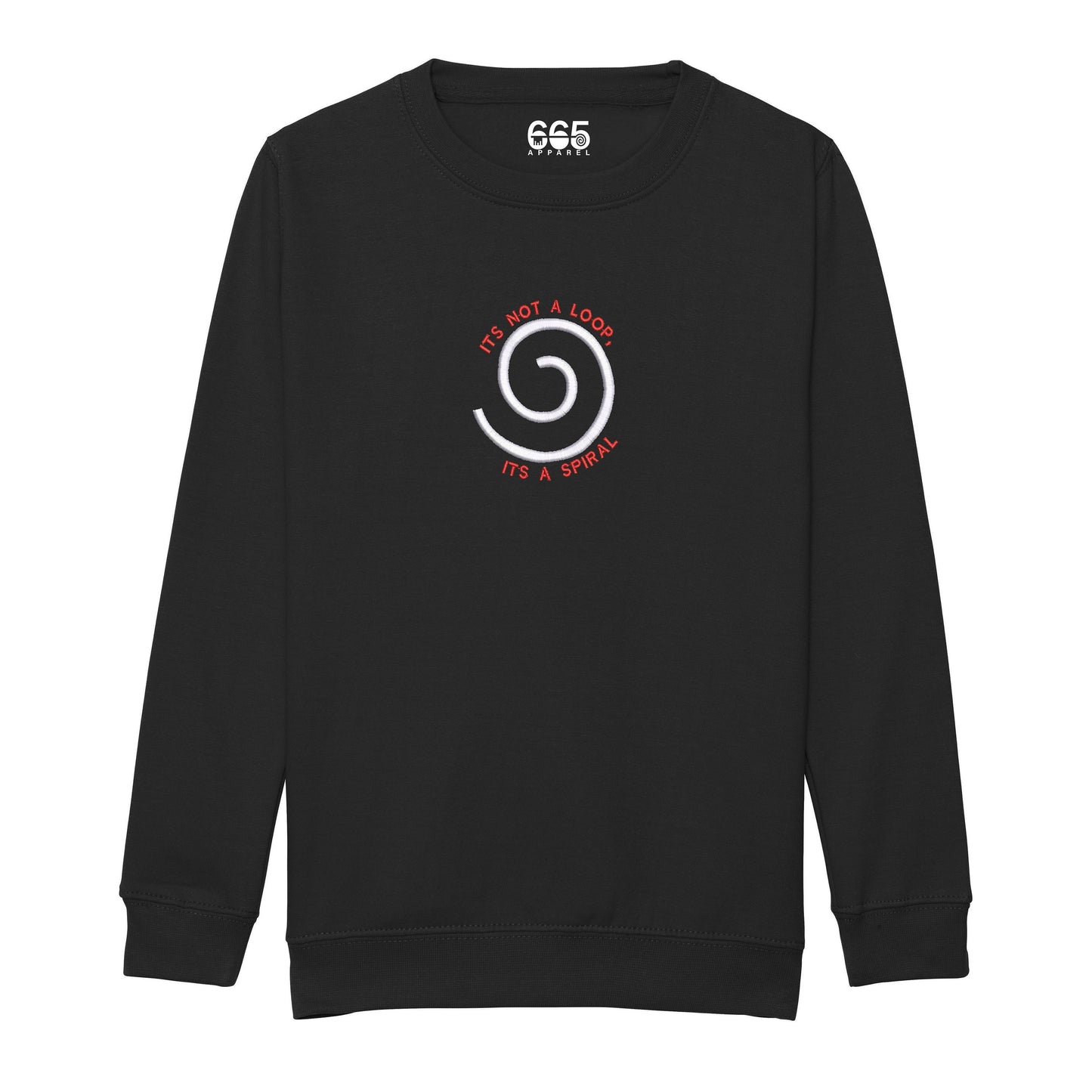 It's Not A Loop, It's A Spiral Embroidered Sweatshirt/Hoodie