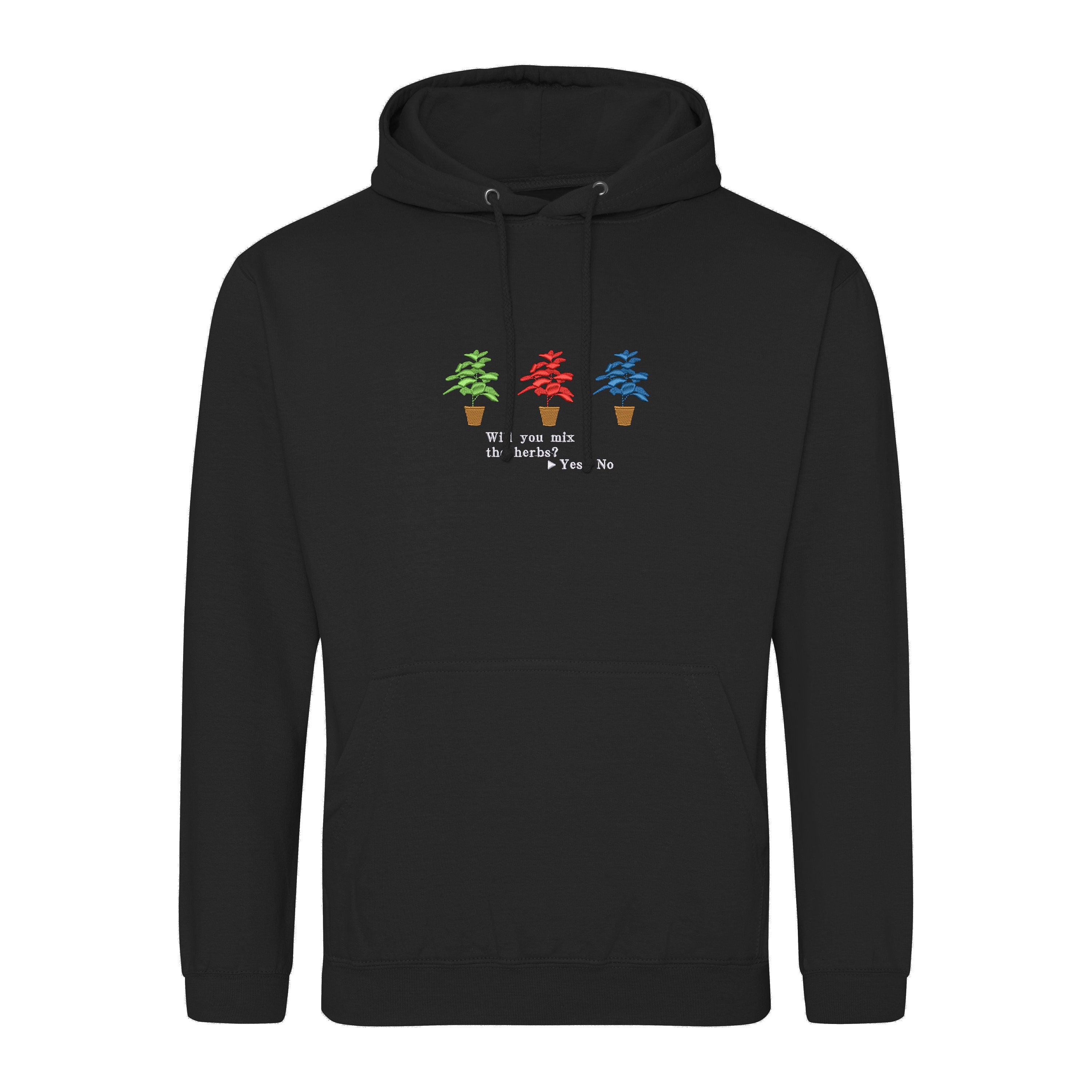 Healing Herb Embroidered Sweatshirt/Hoodie