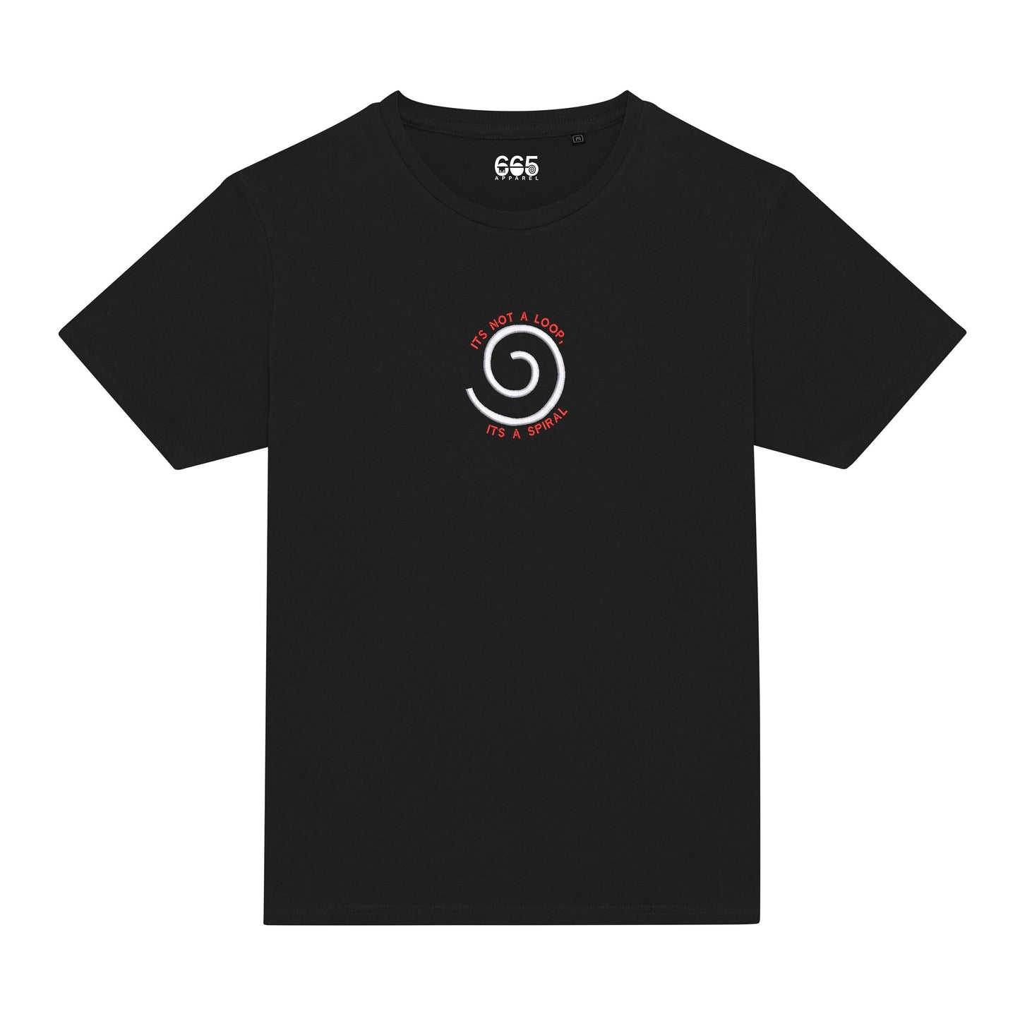 It's Not A Loop, It's A Spiral Embroidered T-Shirt