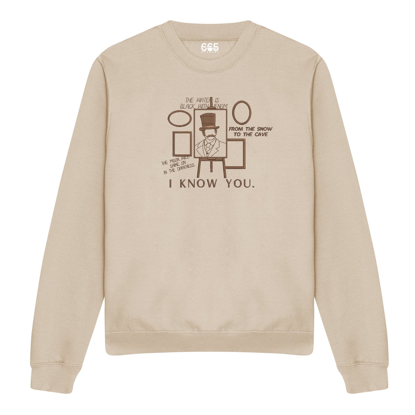 Strange Man Embroidered Sweatshirt/Hoodie