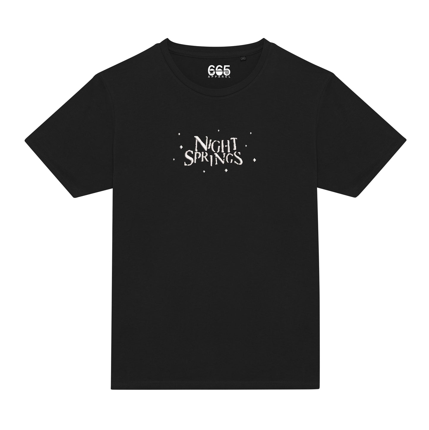 Night Springs Embroidered T-Shirt