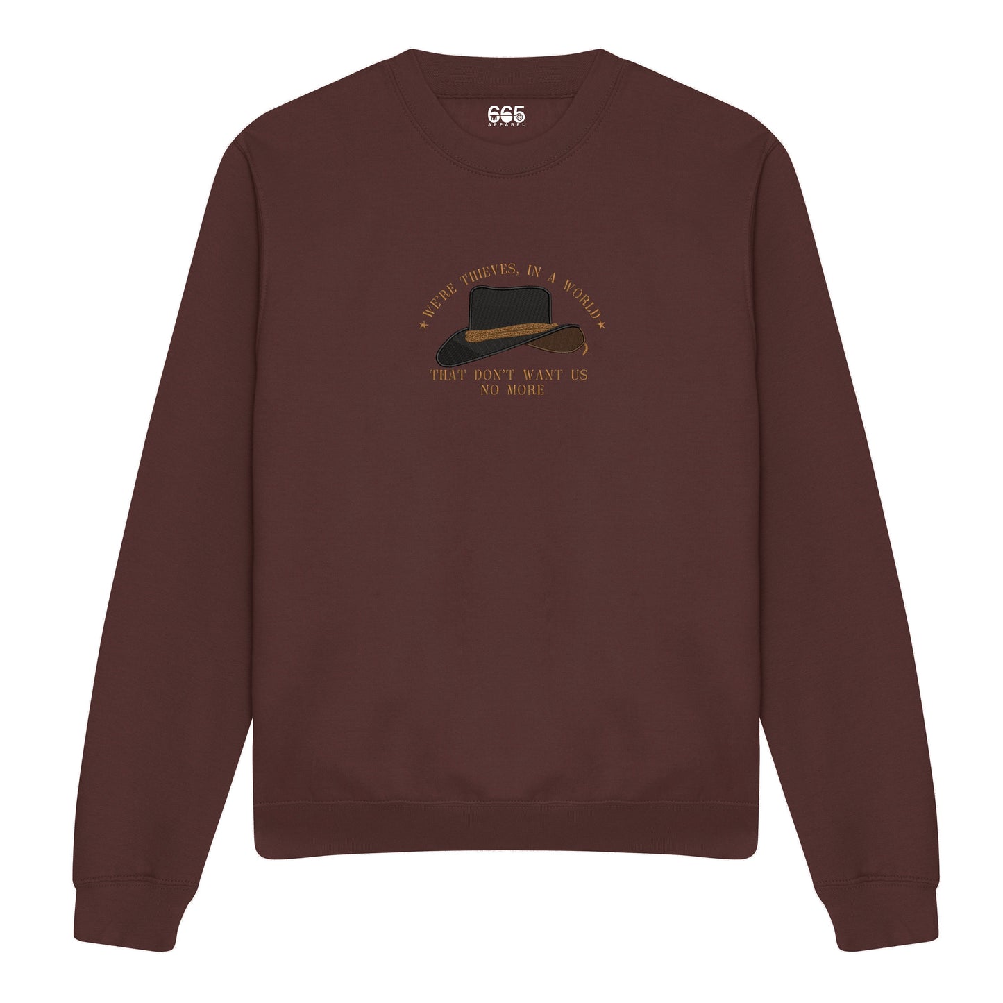 Cowboy Thieves Embroidered Sweatshirt/Hoodie