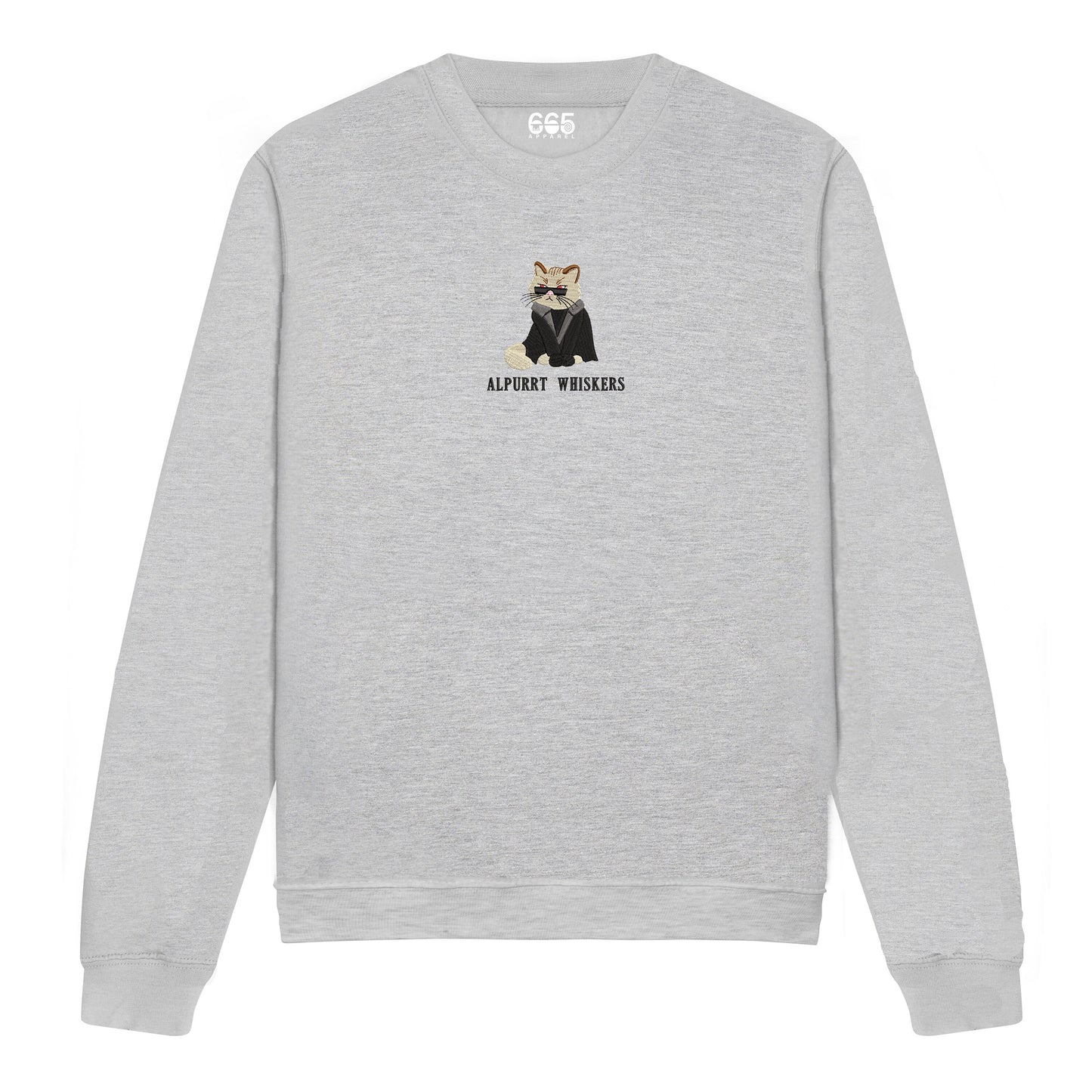 Alpurrt Whiskers Embroidered Sweatshirt/Hoodie