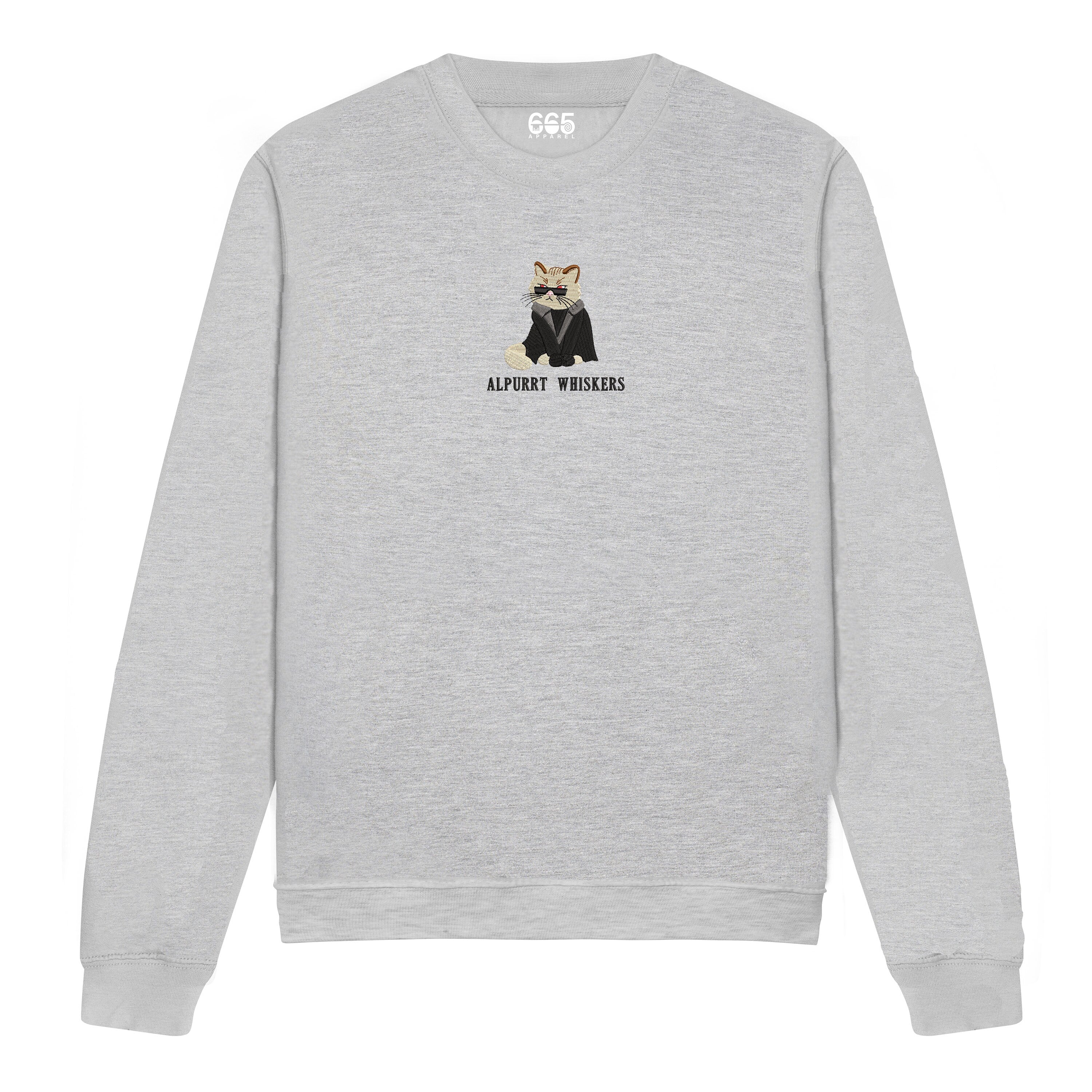 Alpurrt Whiskers Embroidered Sweatshirt/Hoodie