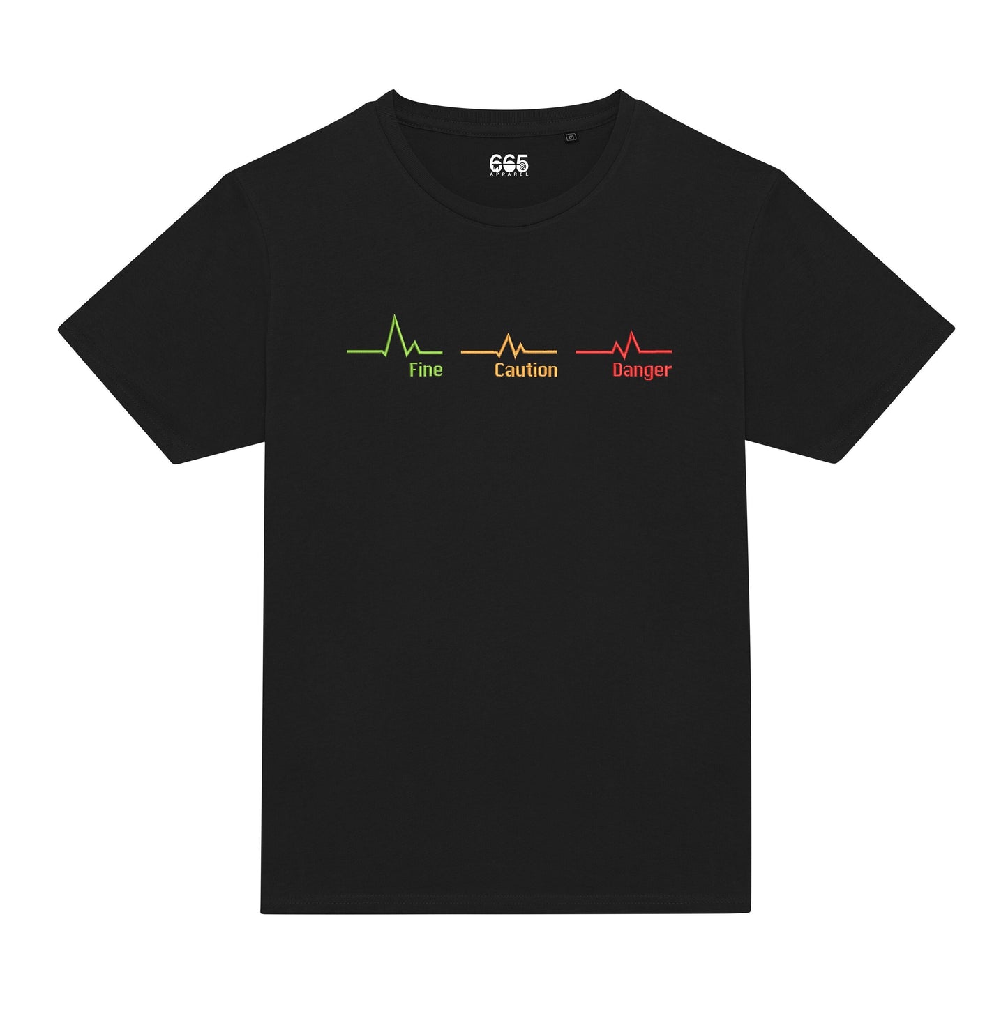 Health Status Embroidered T-Shirt