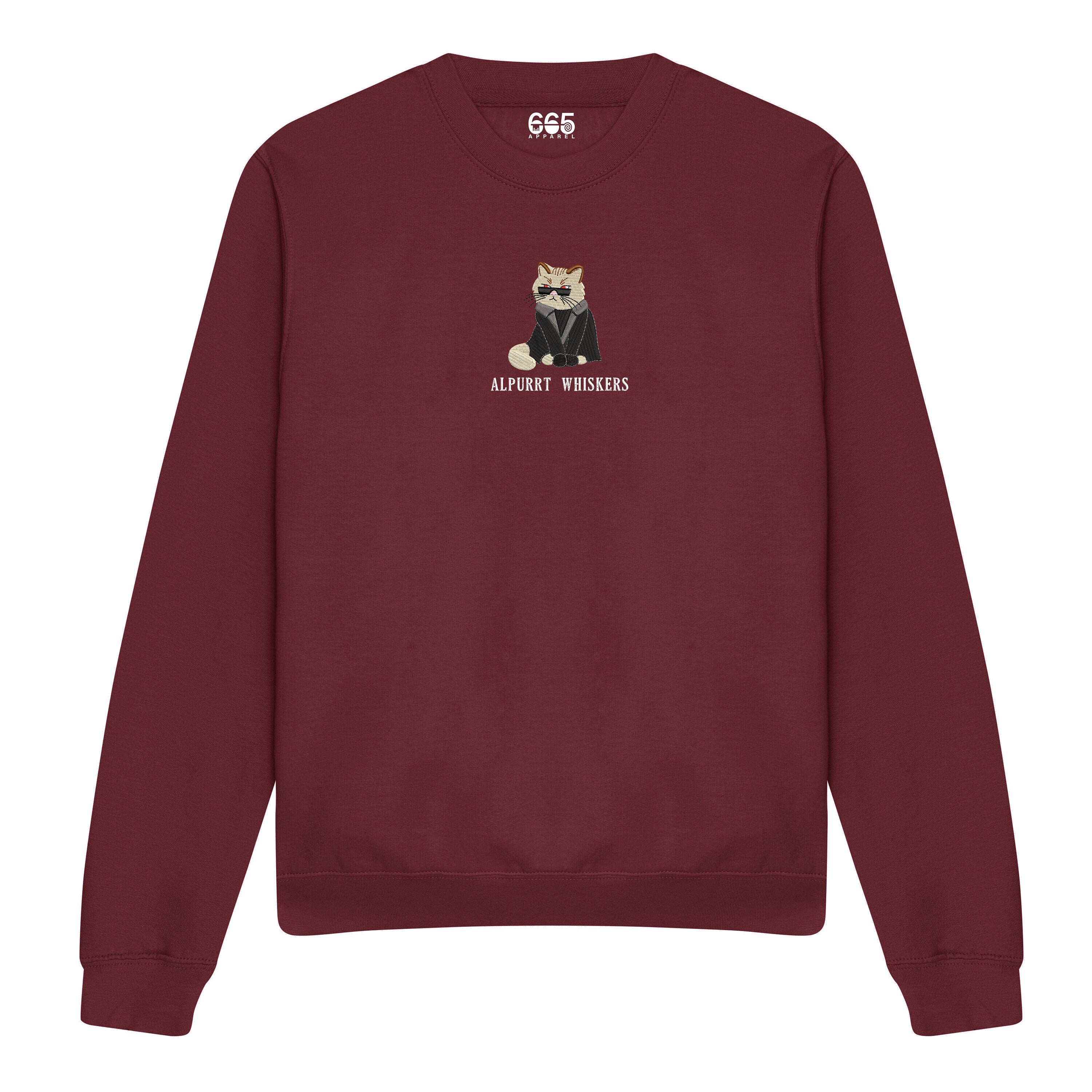 Alpurrt Whiskers Embroidered Sweatshirt/Hoodie