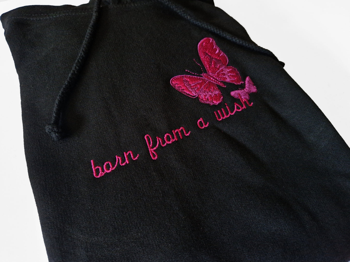 Born From A Wish Embroidered Sweatshirt/Hoodie