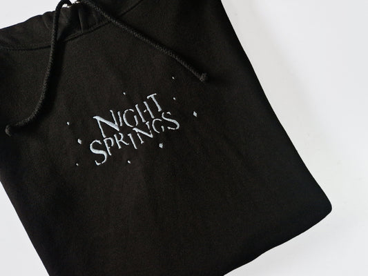 Night Springs Embroidered Sweatshirt/Hoodie