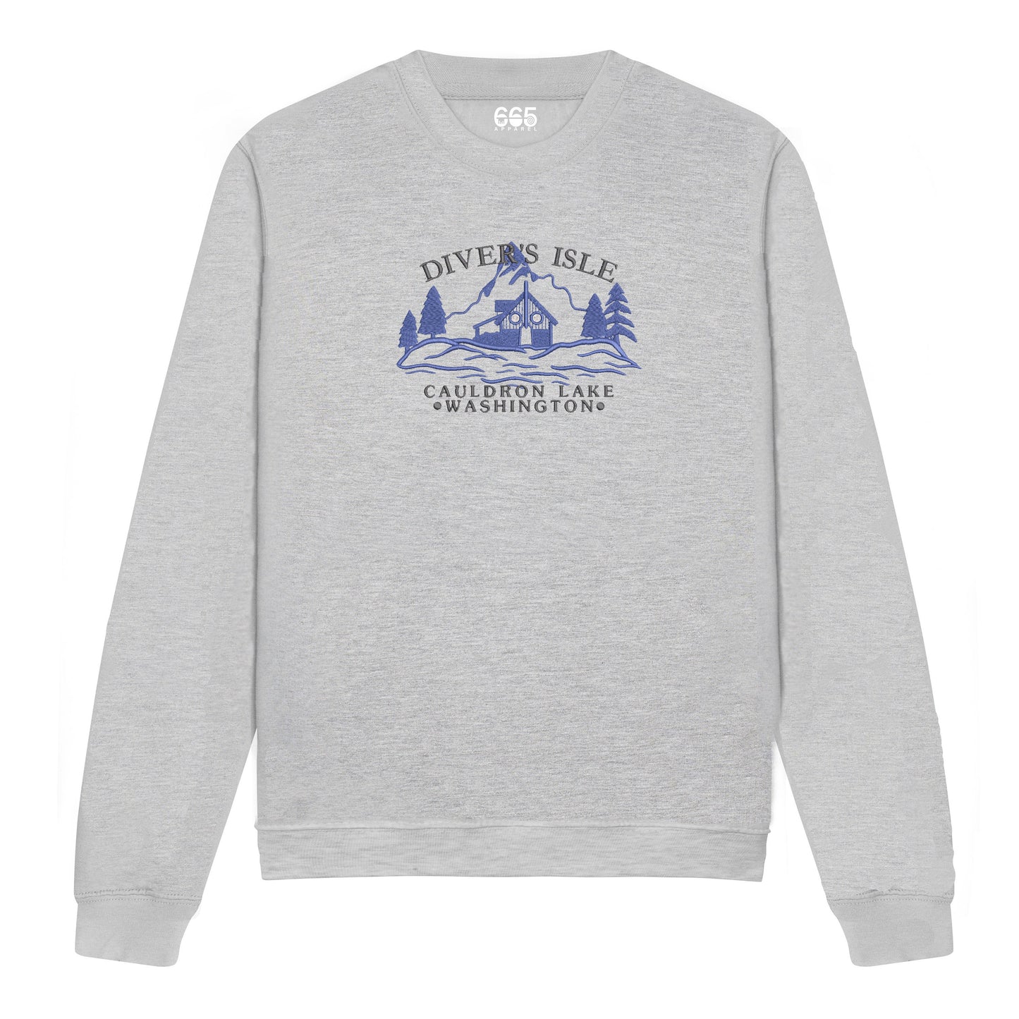 Diver's Isle Embroidered Sweatshirt/Hoodie