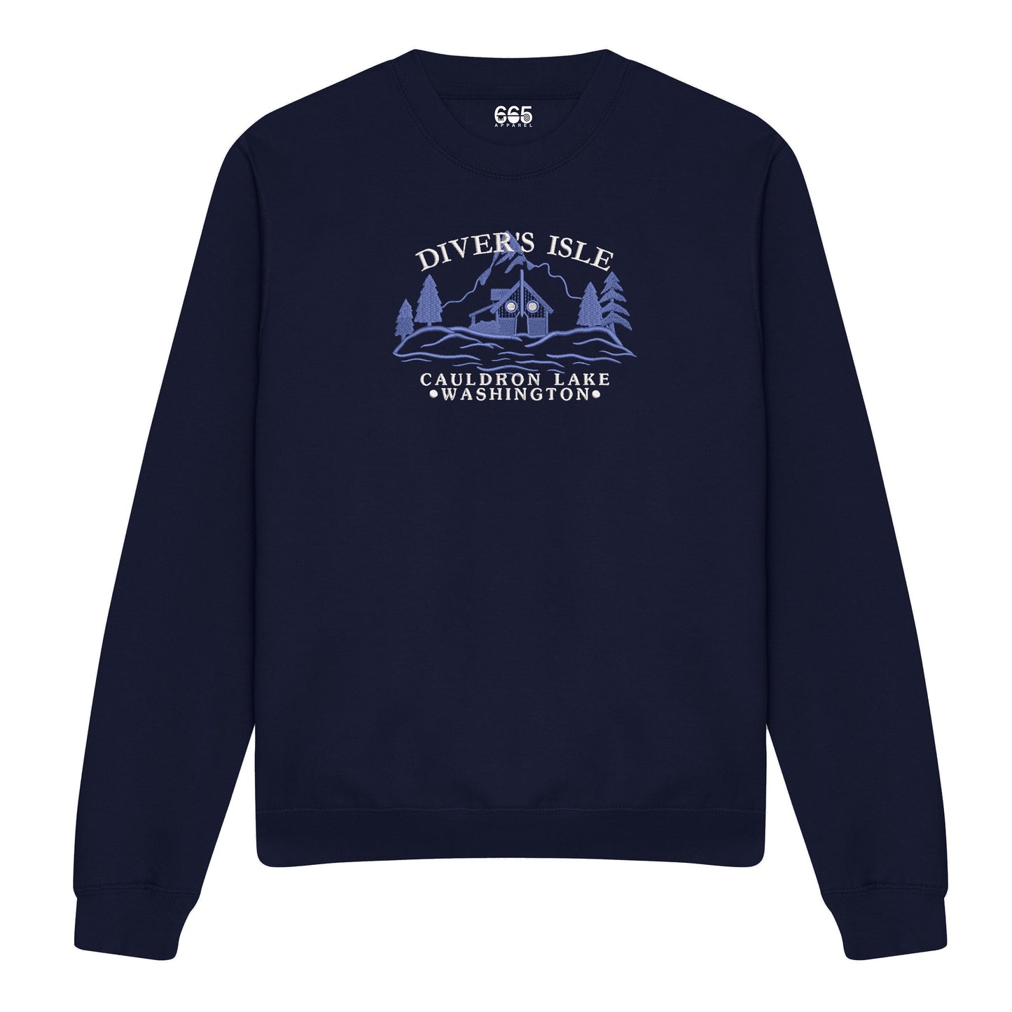 Diver's Isle Embroidered Sweatshirt/Hoodie