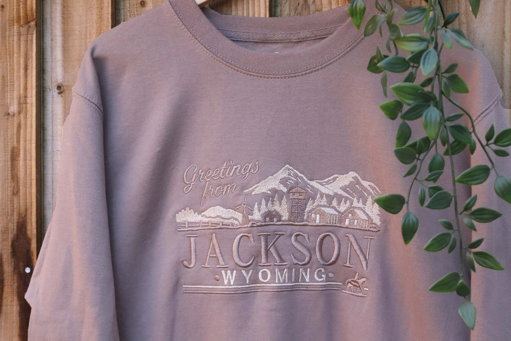 Jackson Embroidered Sweatshirt/Hoodie