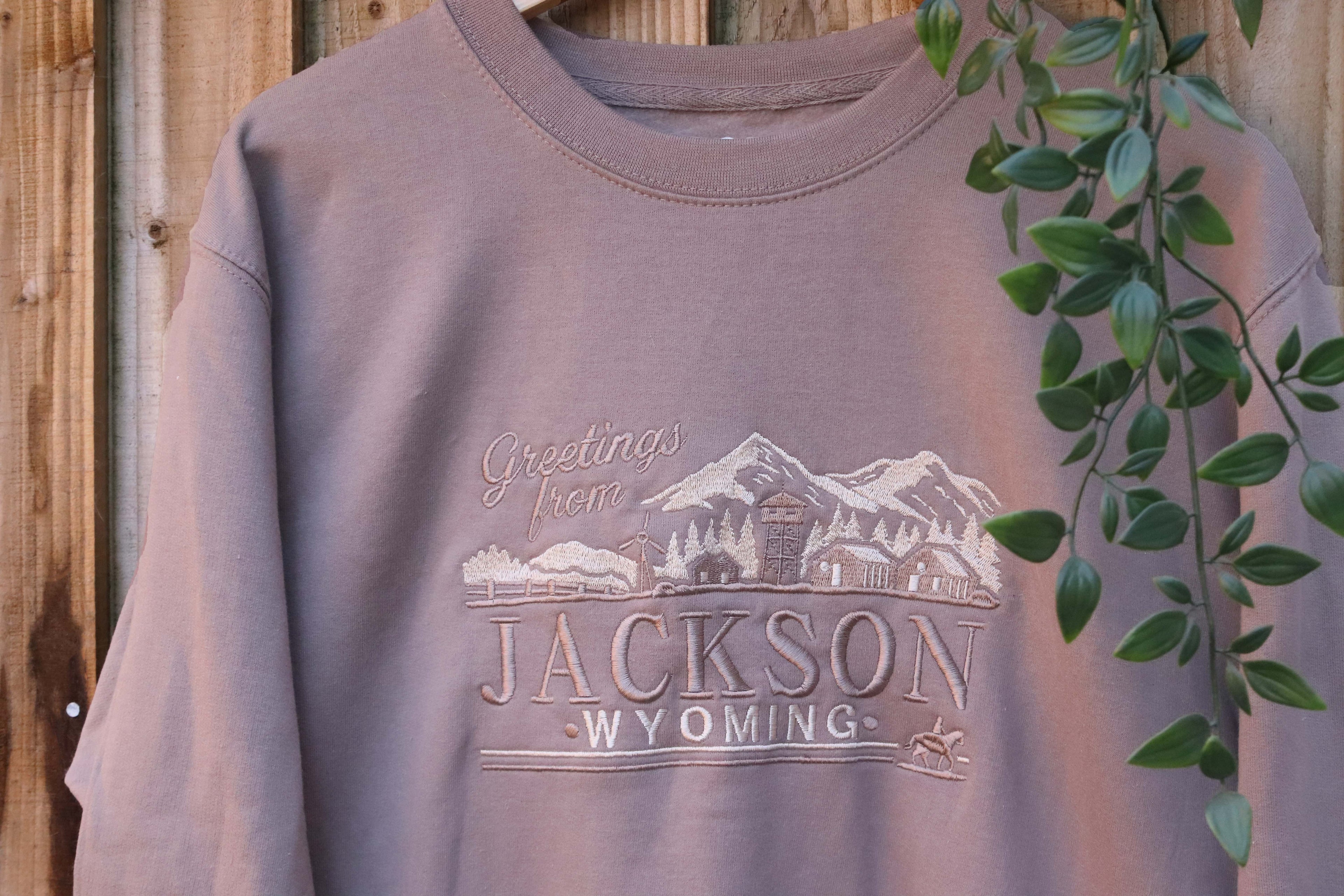 Jackson Embroidered Sweatshirt/Hoodie
