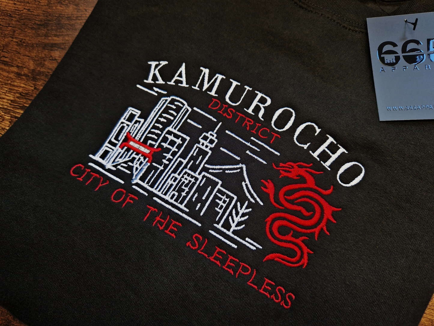 Sleepless City Embroidered Sweatshirt/Hoodie