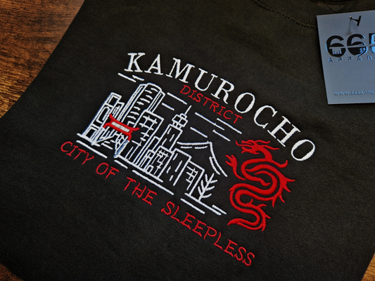 Sleepless City Embroidered T-Shirt