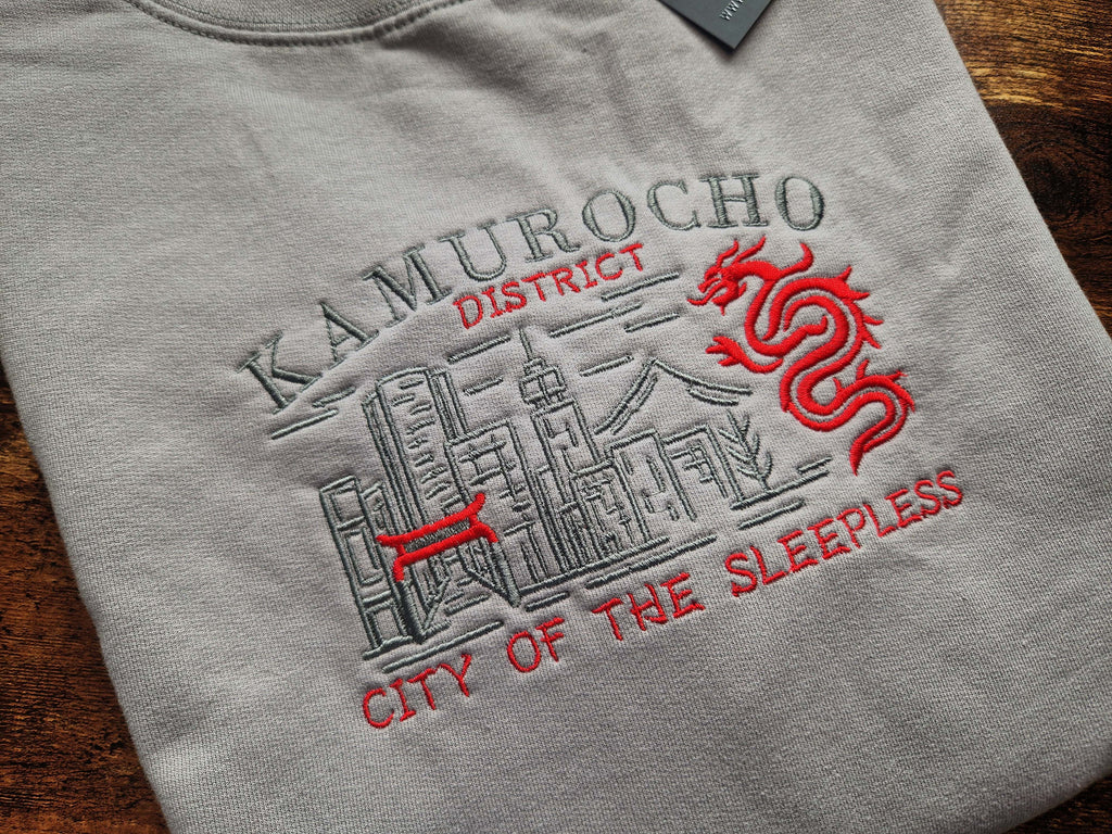 Sleepless City Embroidered Sweatshirt/Hoodie