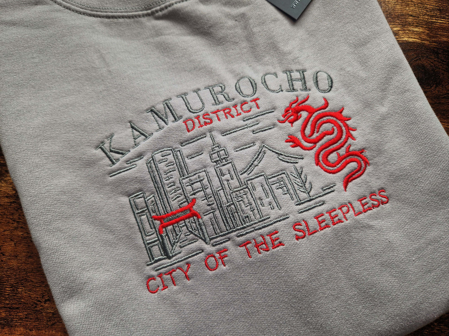 Sleepless City Embroidered Sweatshirt/Hoodie