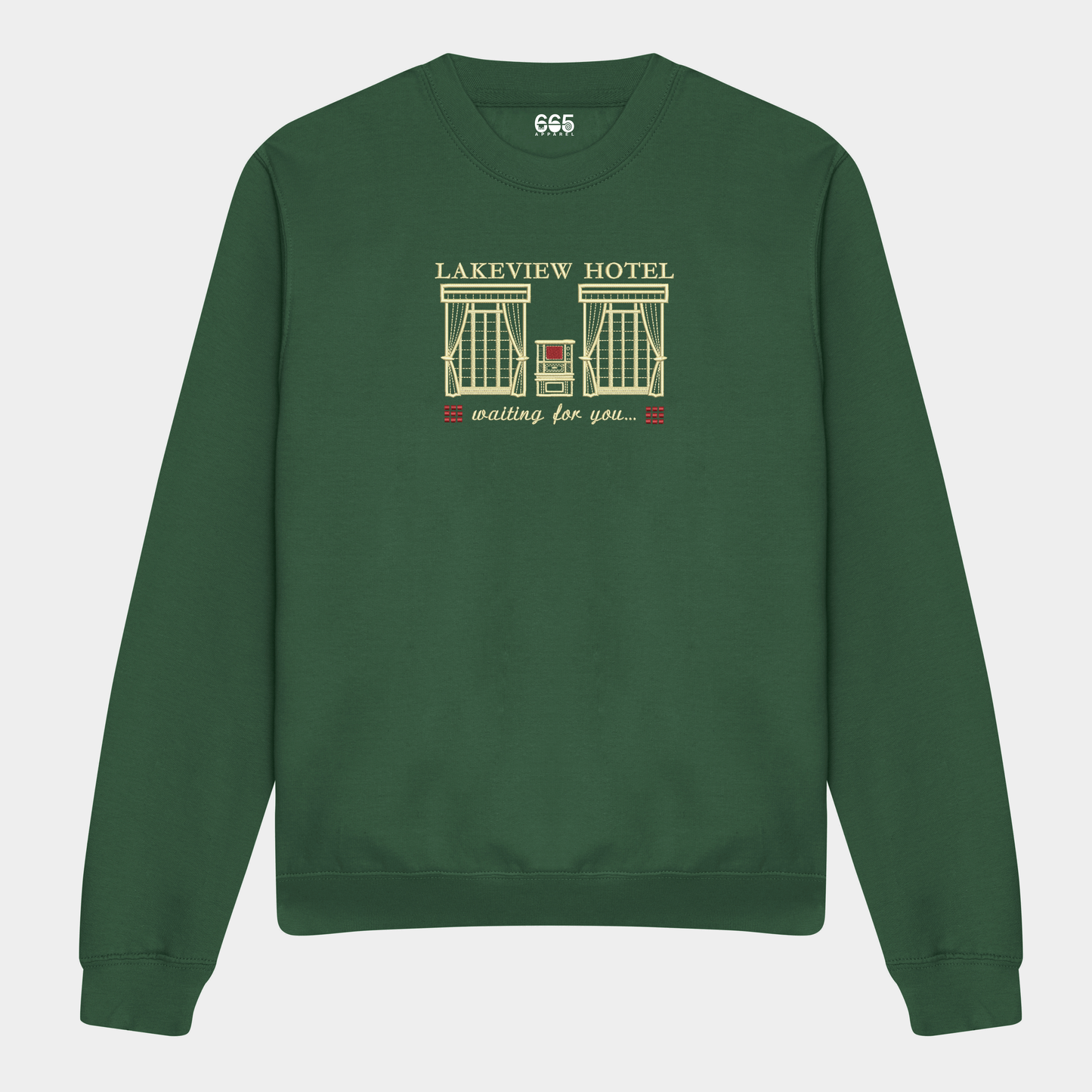 Lakeview Hotel Embroidered Sweatshirt/Hoodie